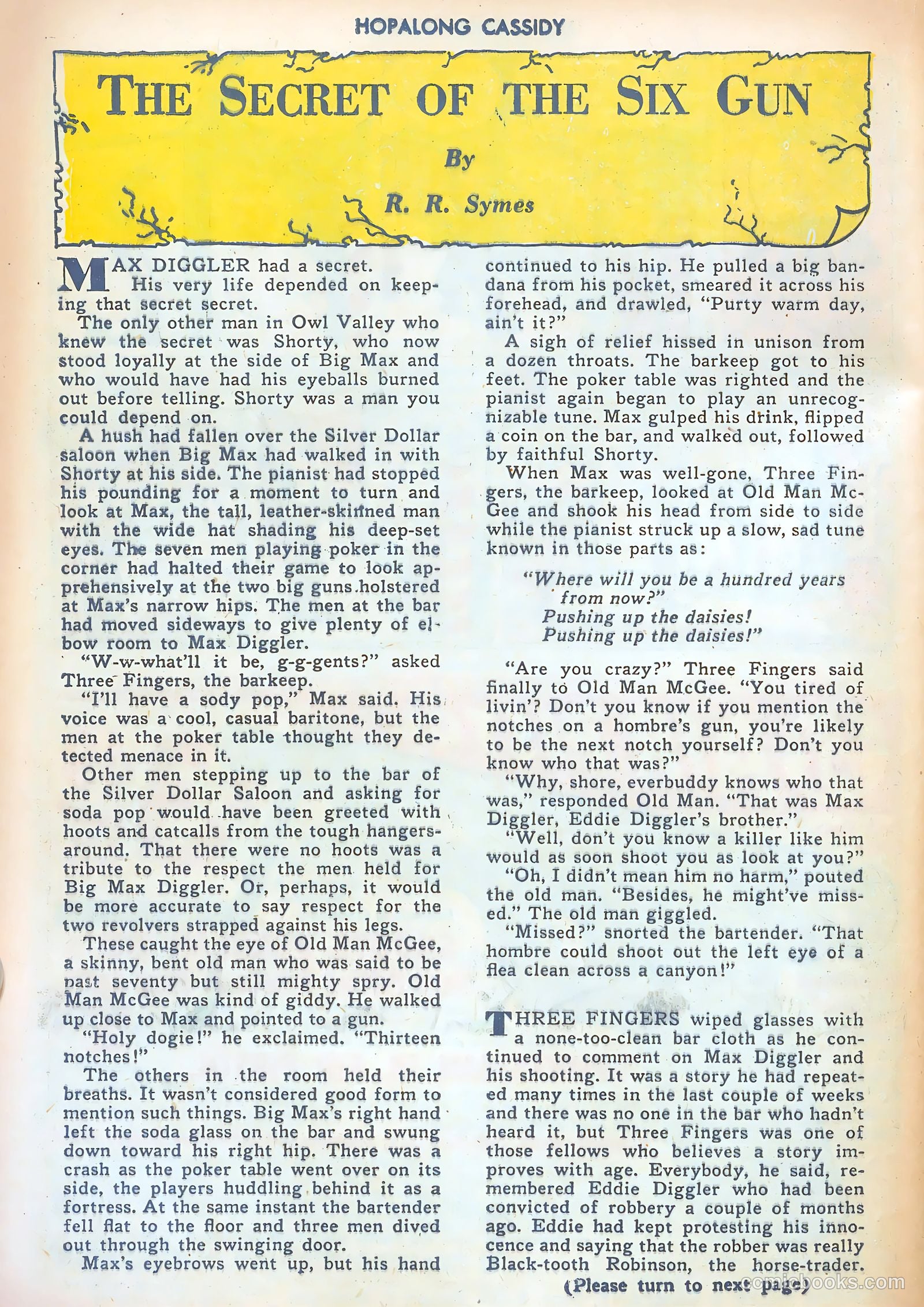 Hopalong Cassidy #18 (1948) — page 36 of 52