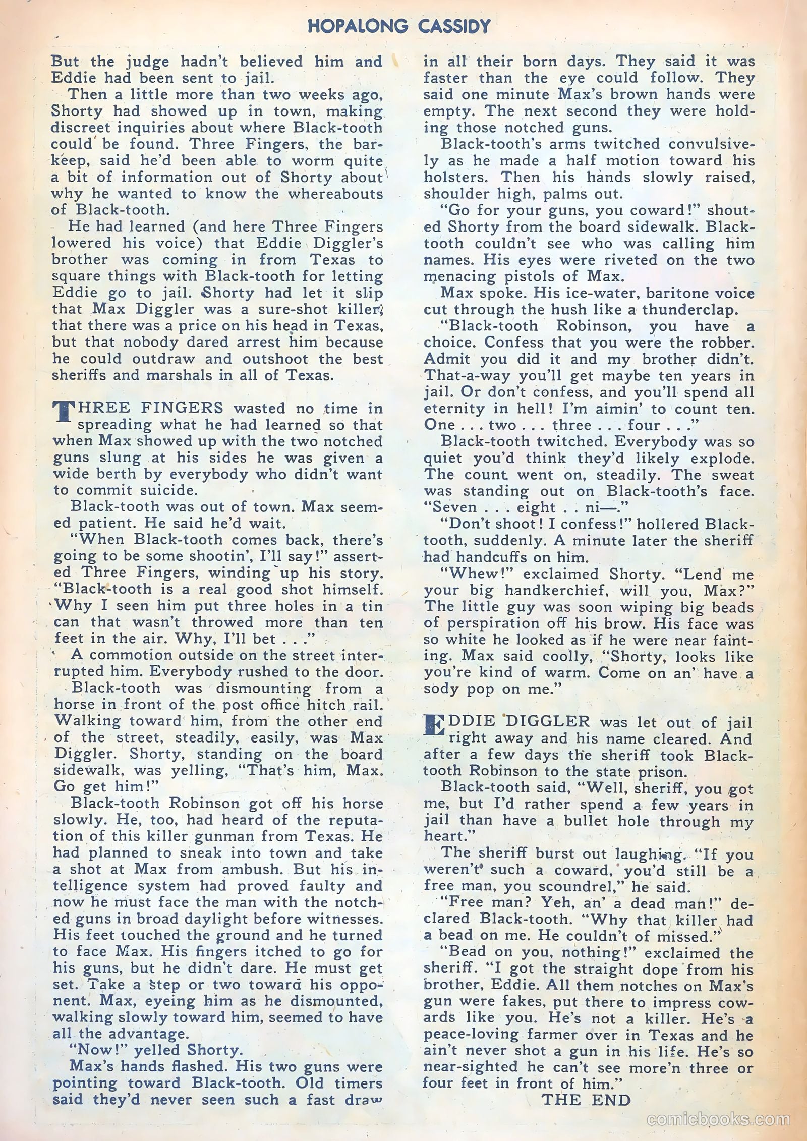 Hopalong Cassidy #18 (1948) — page 38 of 52
