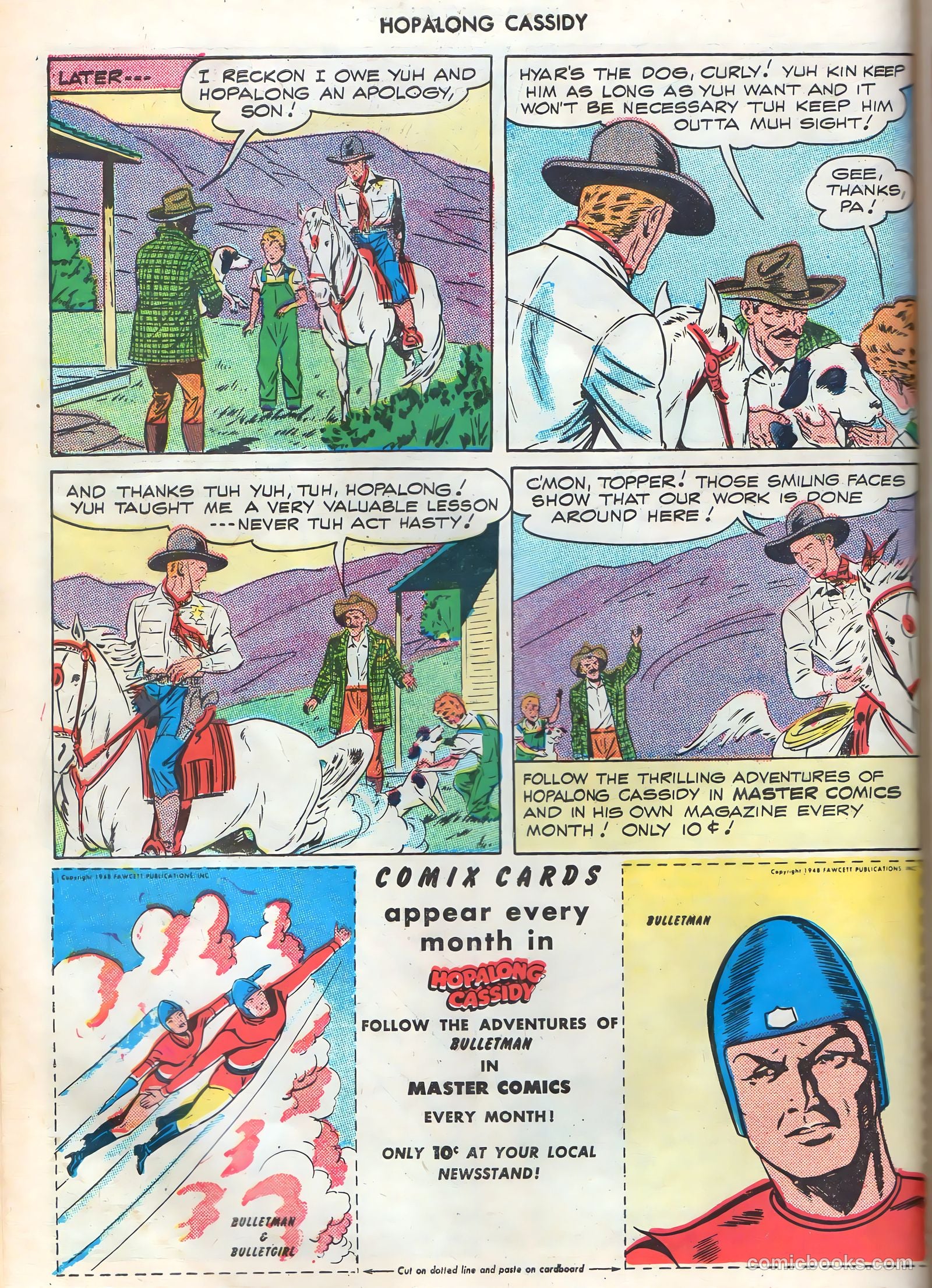 Hopalong Cassidy #19 (1948) — page 22 of 52