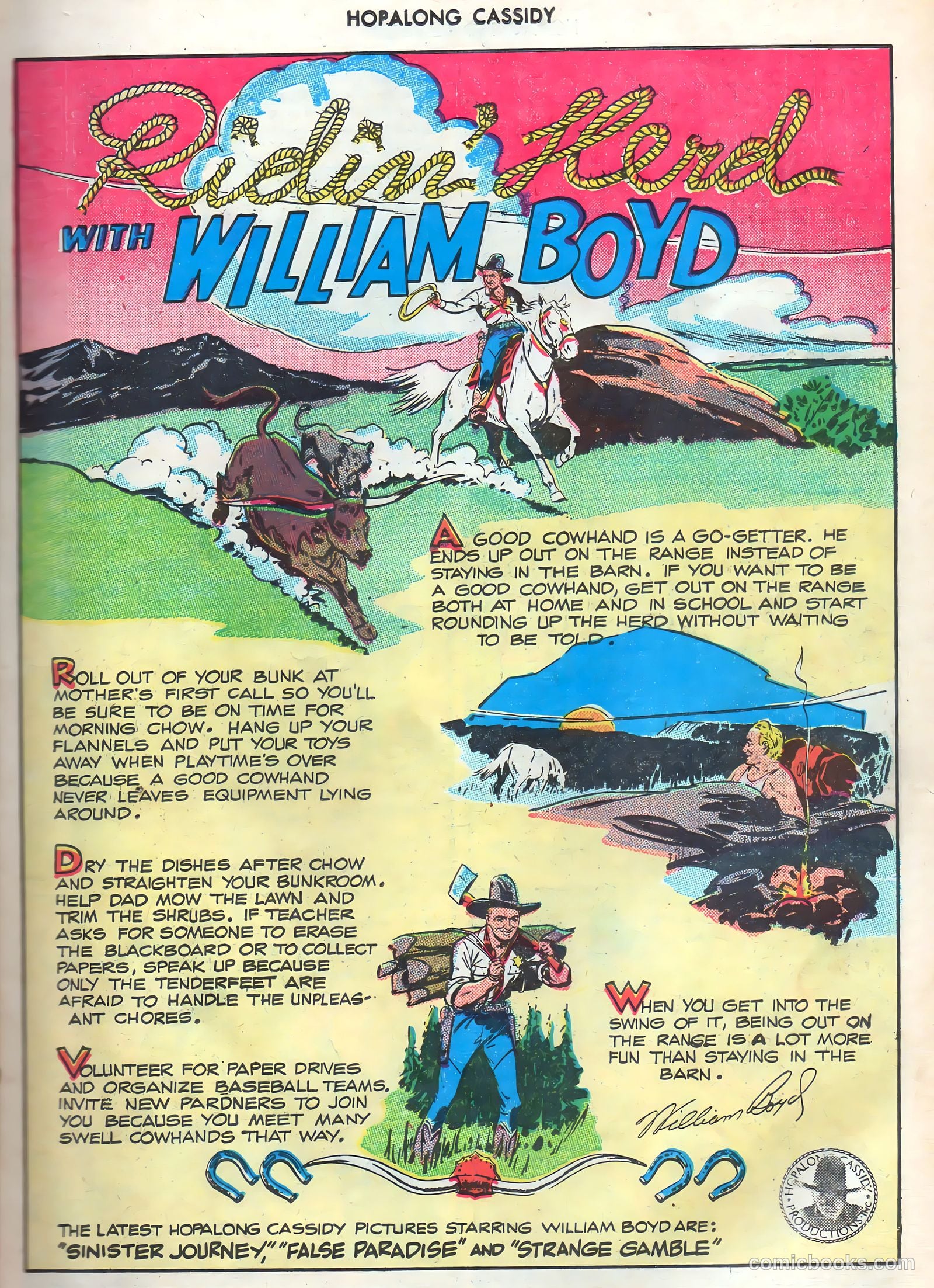 Hopalong Cassidy #19 (1948) — page 23 of 52
