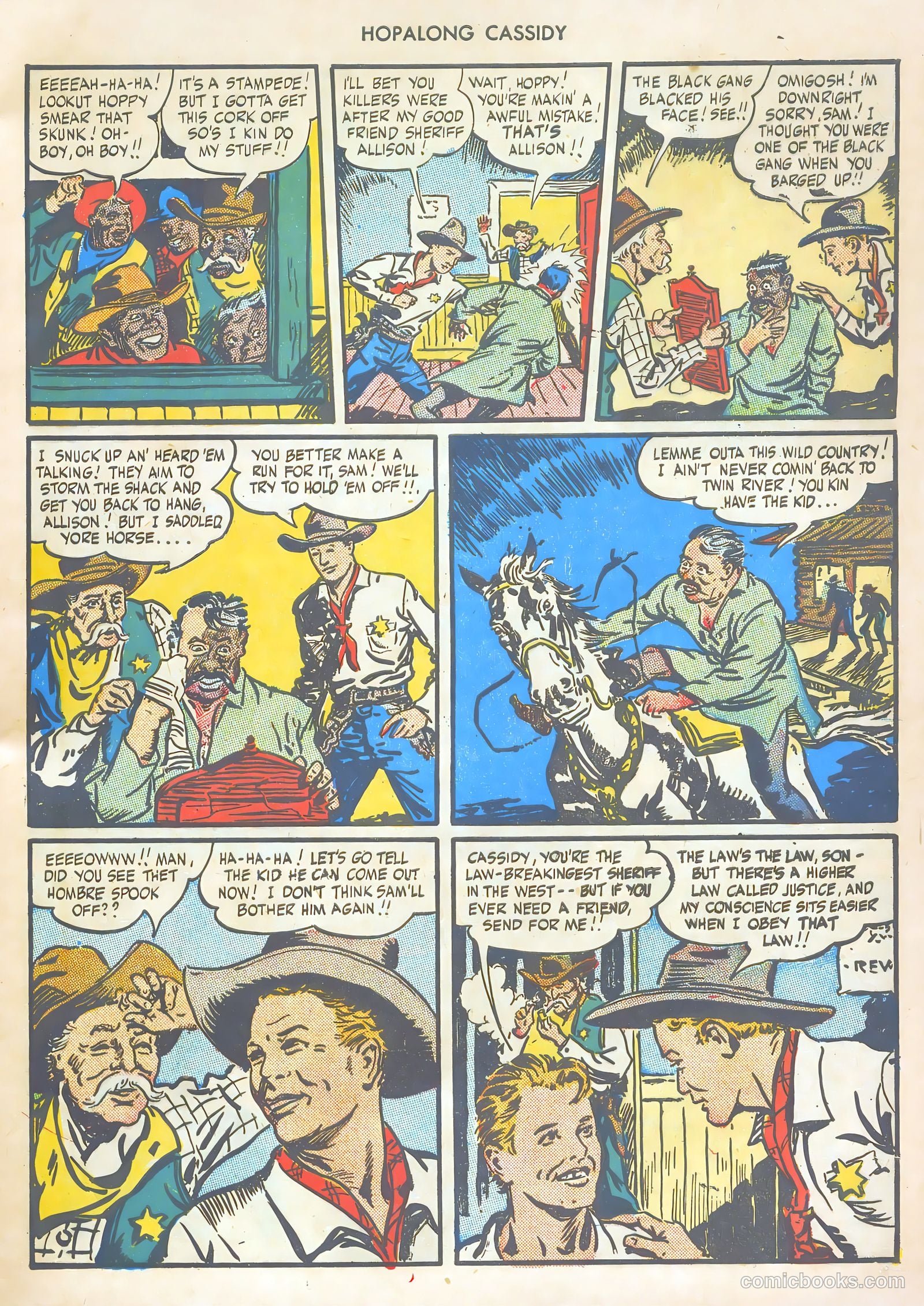 Hopalong Cassidy #2 (1946) — page 9 of 68