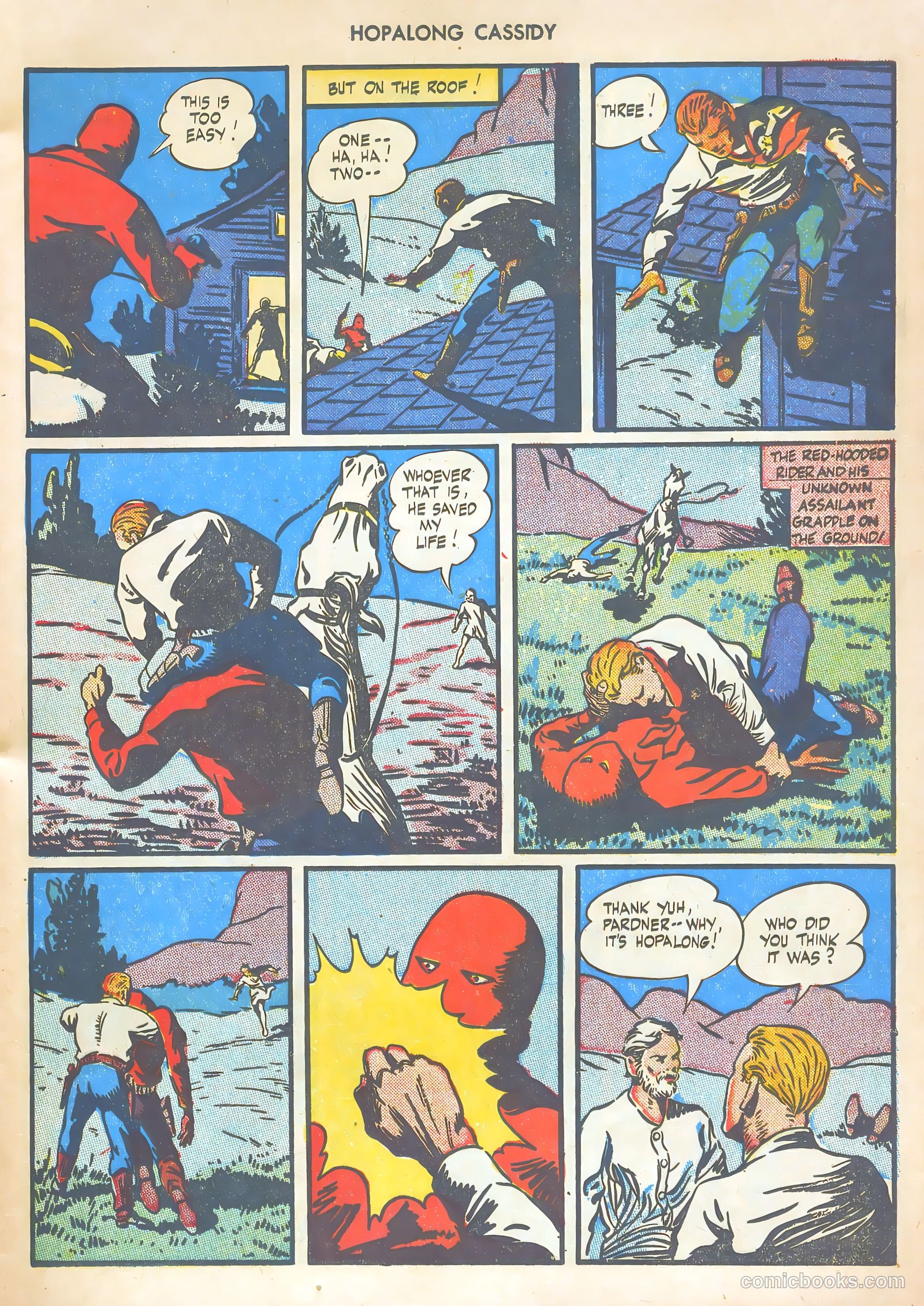Hopalong Cassidy #2 (1946) — page 17 of 68