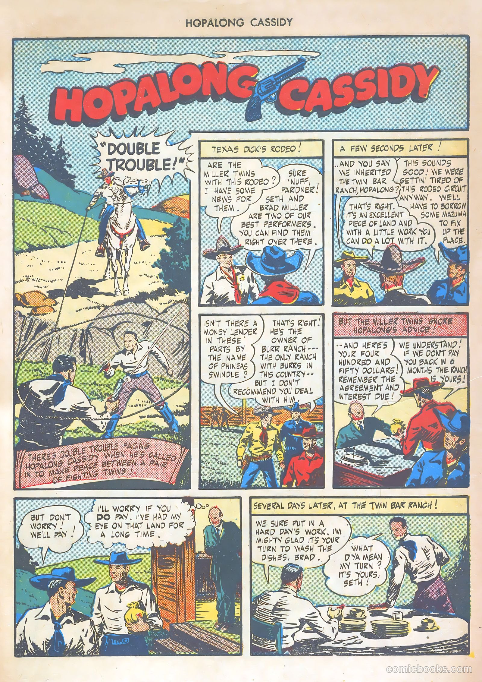 Hopalong Cassidy #2 (1946) — page 21 of 68