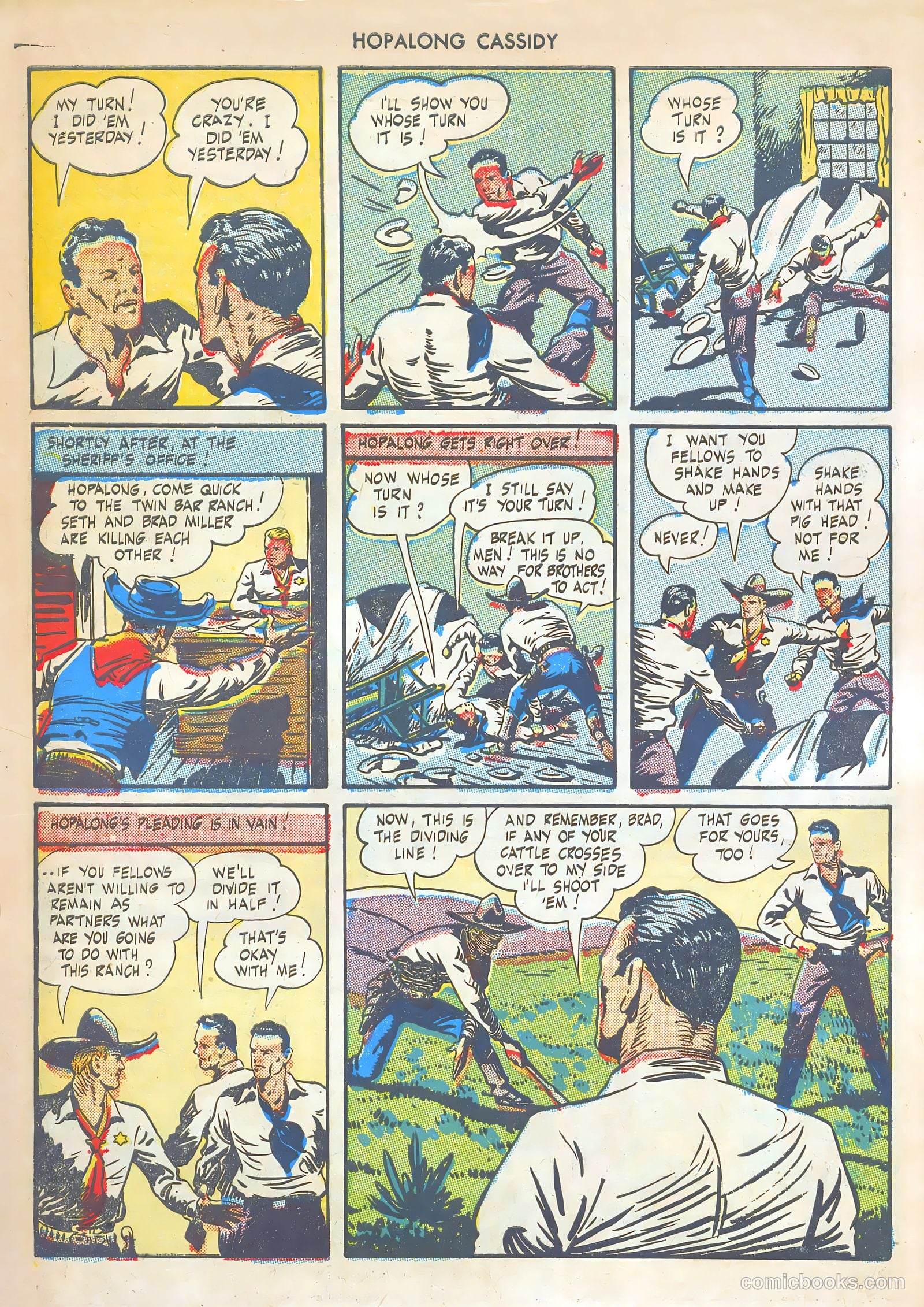 Hopalong Cassidy #2 (1946) — page 22 of 68