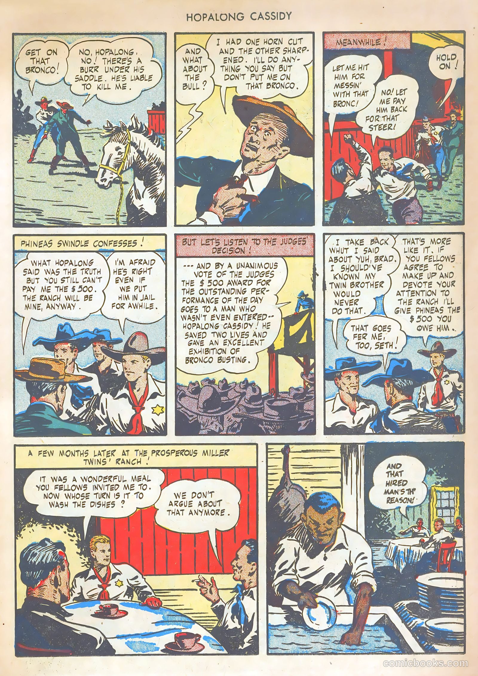 Hopalong Cassidy #2 (1946) — page 27 of 68