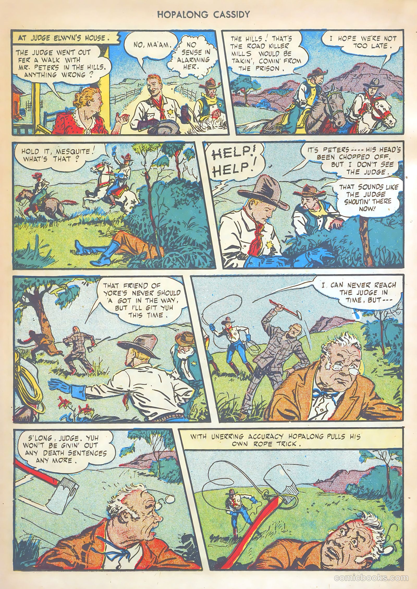 Hopalong Cassidy #2 (1946) — page 30 of 68
