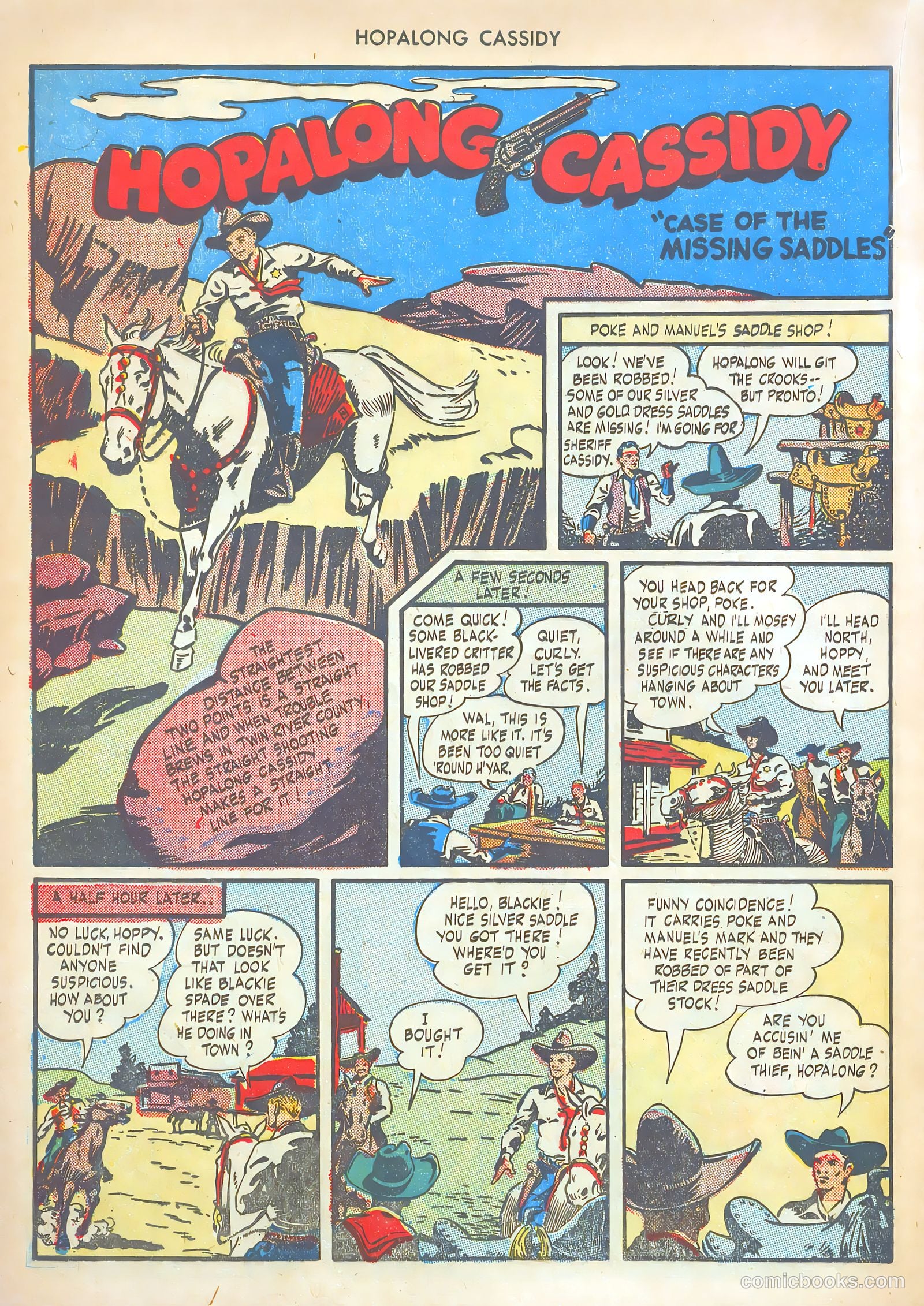 Hopalong Cassidy #2 (1946) — page 36 of 68