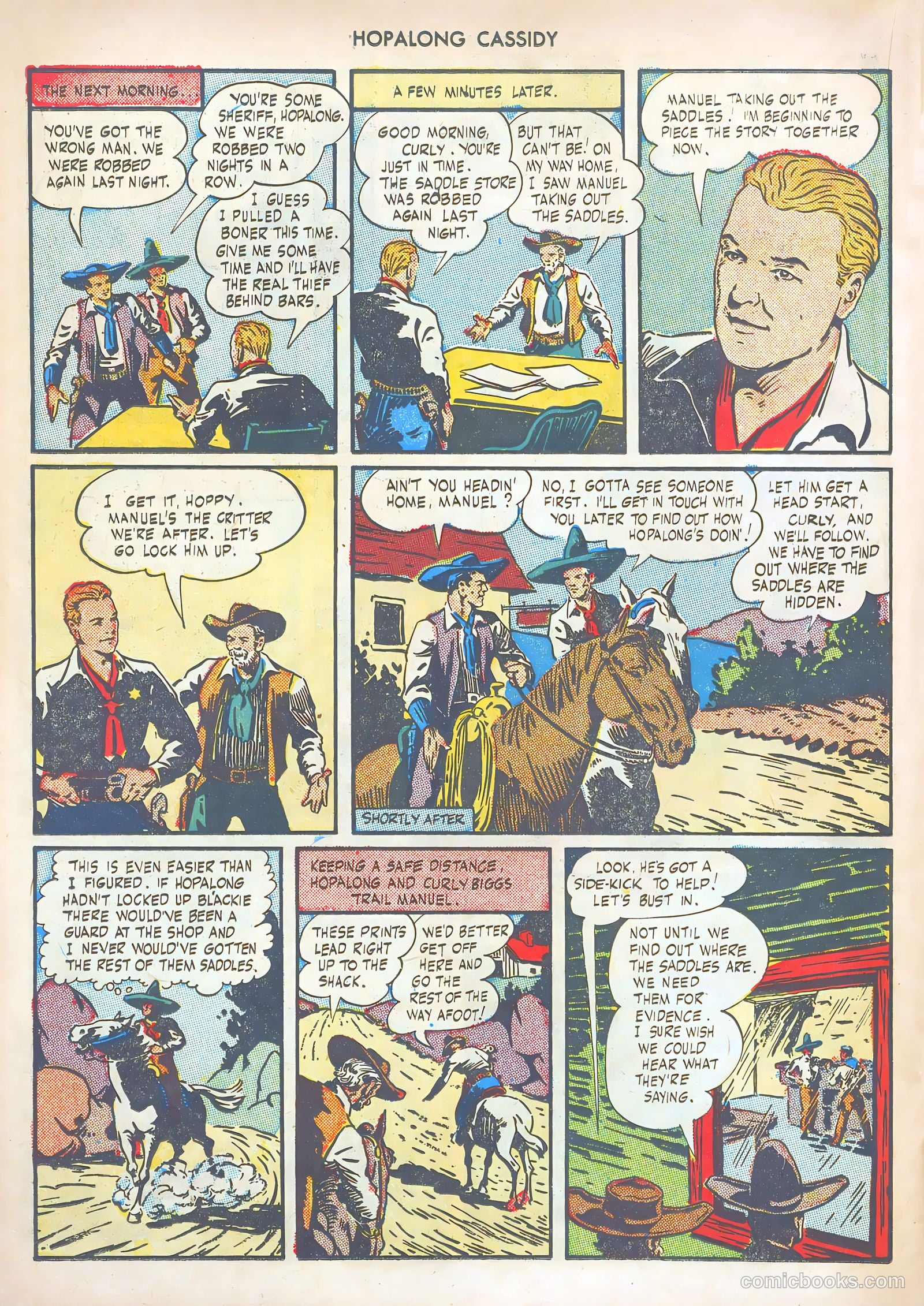 Hopalong Cassidy #2 (1946) — page 38 of 68