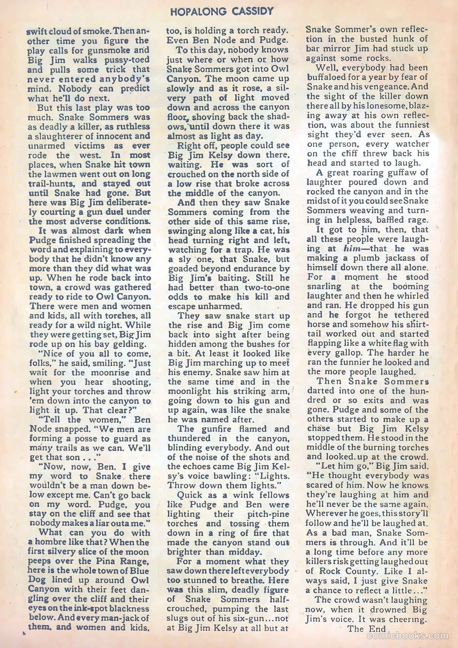 Hopalong Cassidy #2 (1946) — page 44 of 68