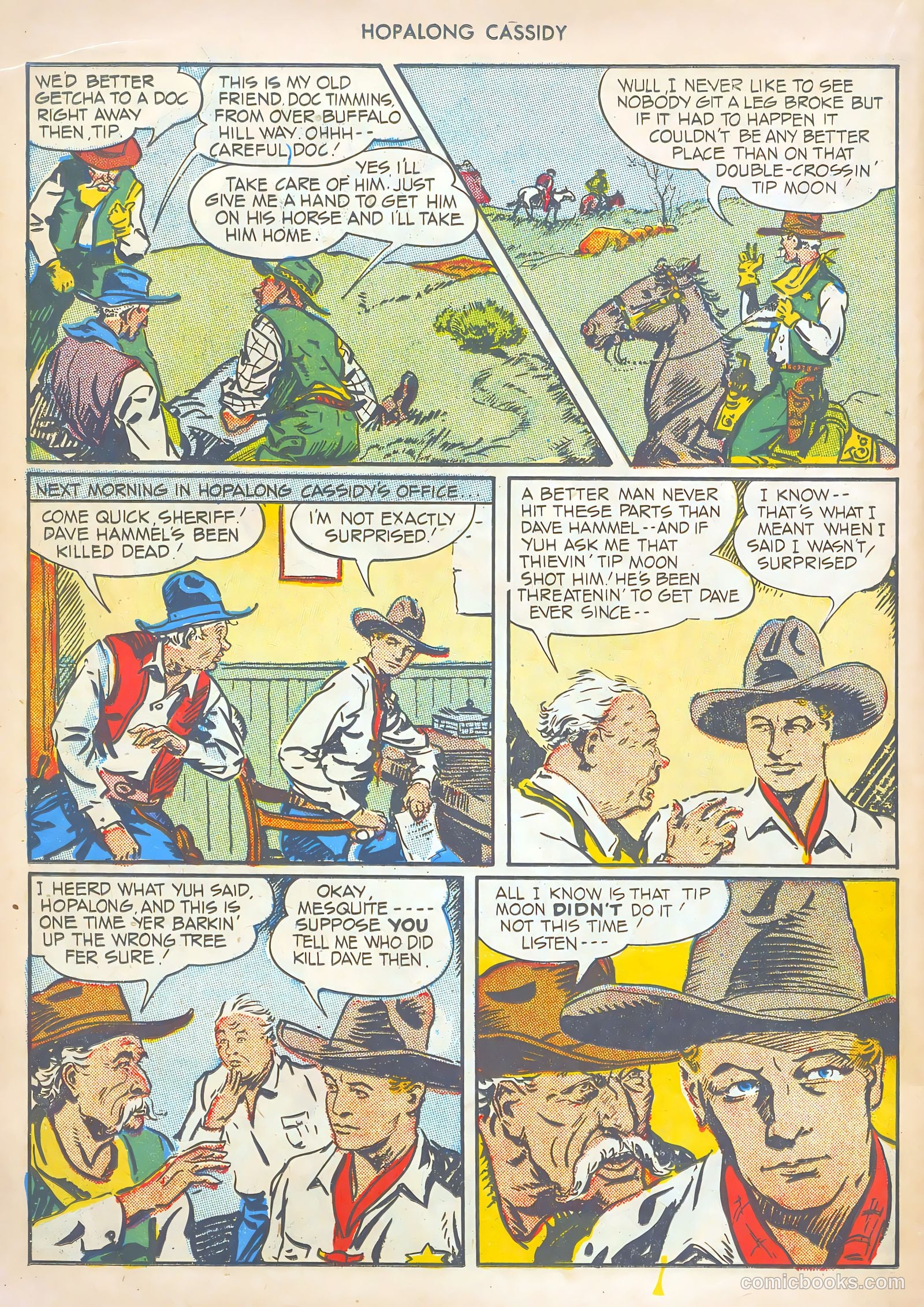Hopalong Cassidy #2 (1946) — page 54 of 68