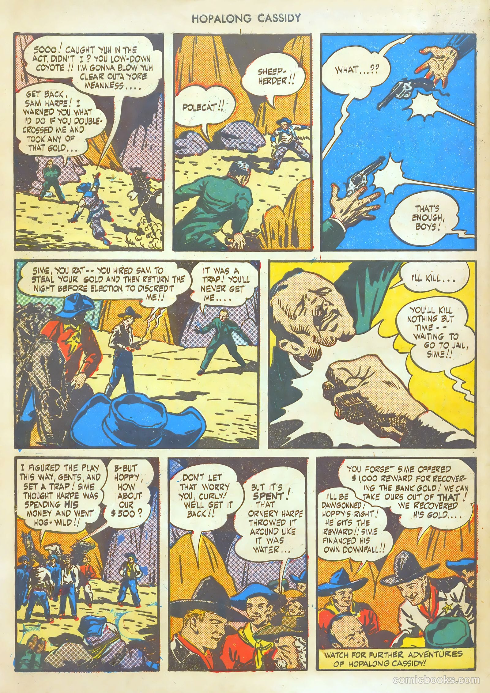 Hopalong Cassidy #2 (1946) — page 66 of 68