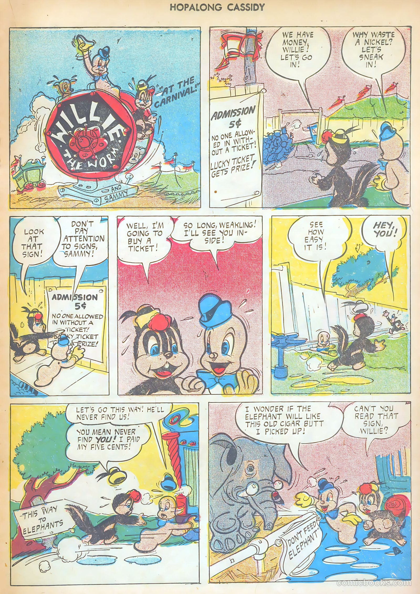 Hopalong Cassidy #20 (1948) — page 35 of 52