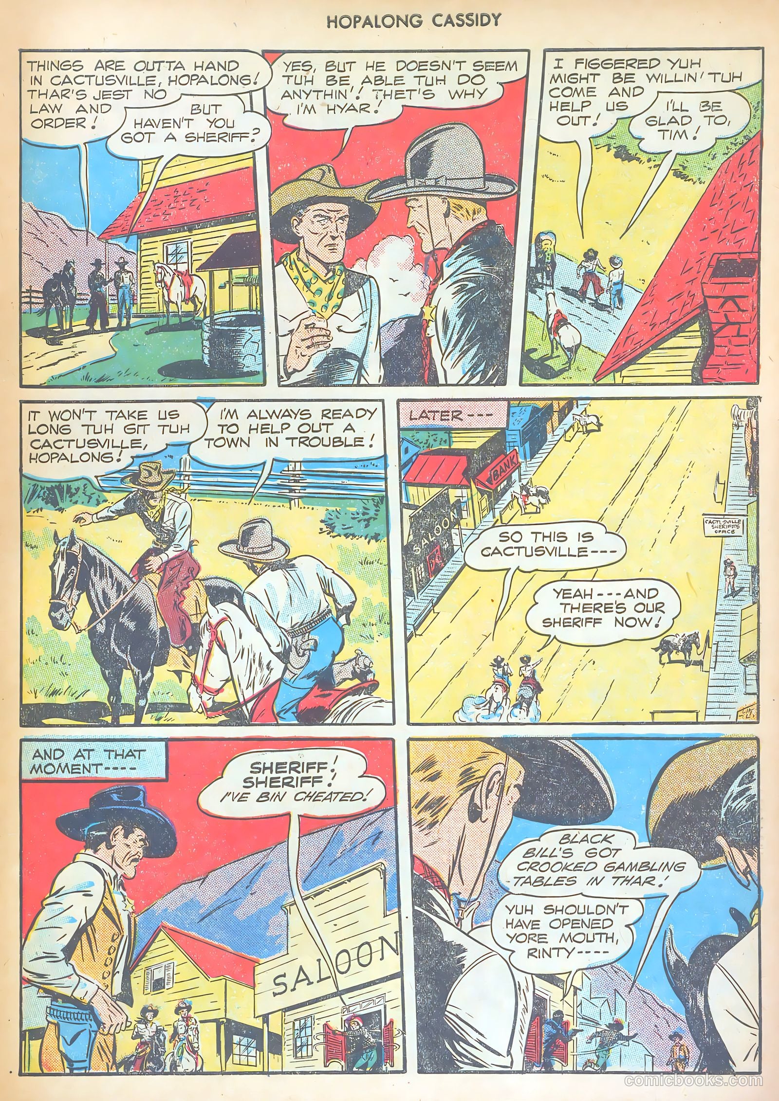 Hopalong Cassidy #20 (1948) — page 43 of 52