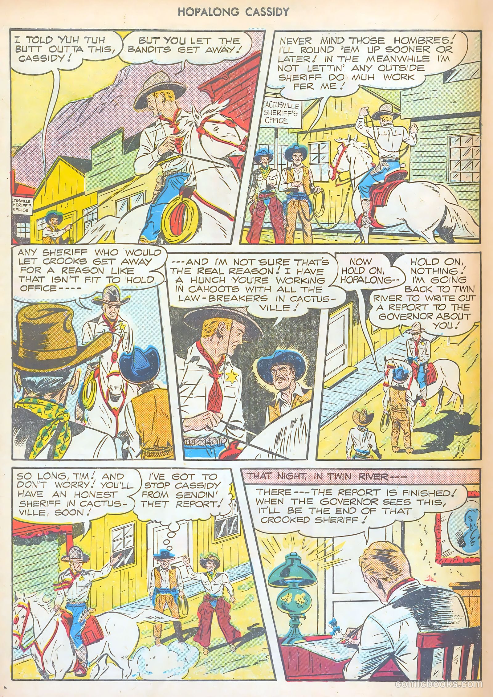 Hopalong Cassidy #20 (1948) — page 46 of 52