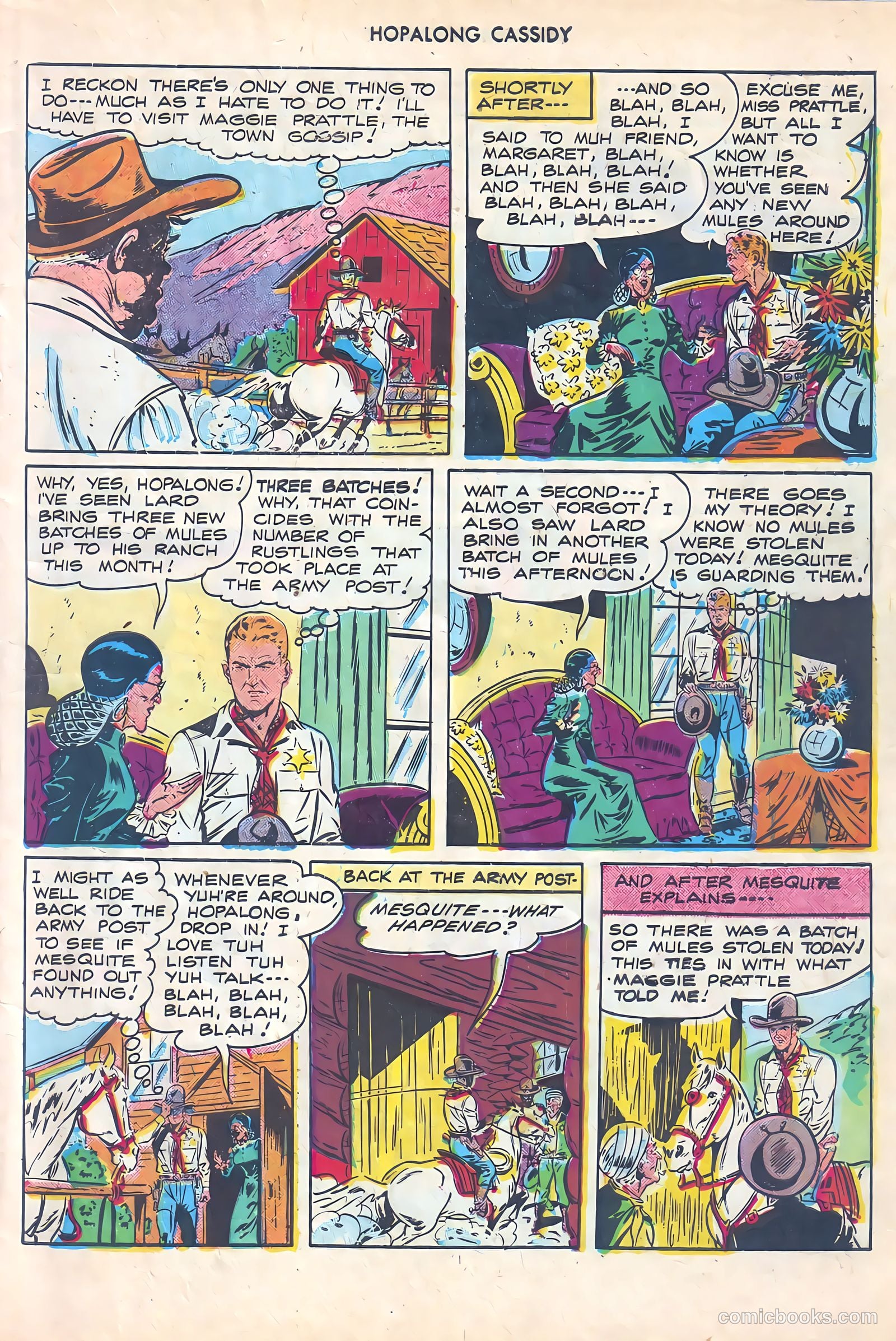 Hopalong Cassidy #21 (1948) — page 19 of 52