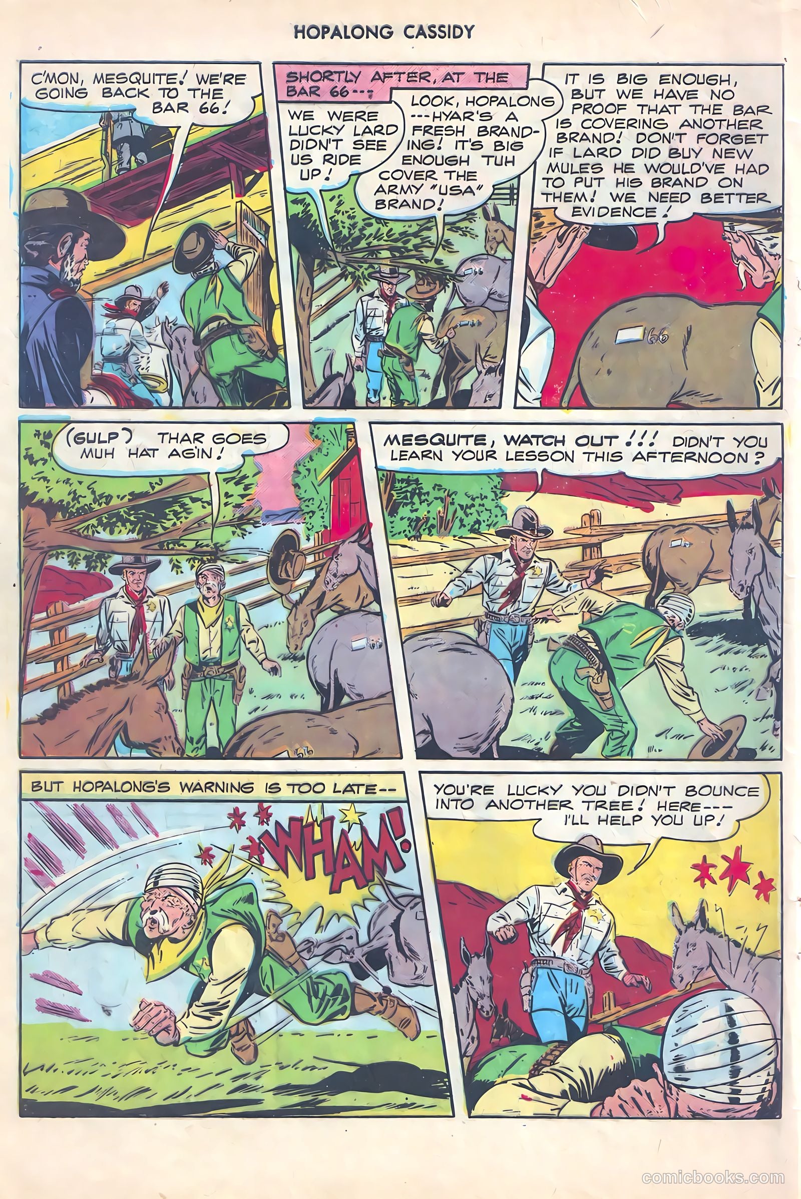 Hopalong Cassidy #21 (1948) — page 20 of 52