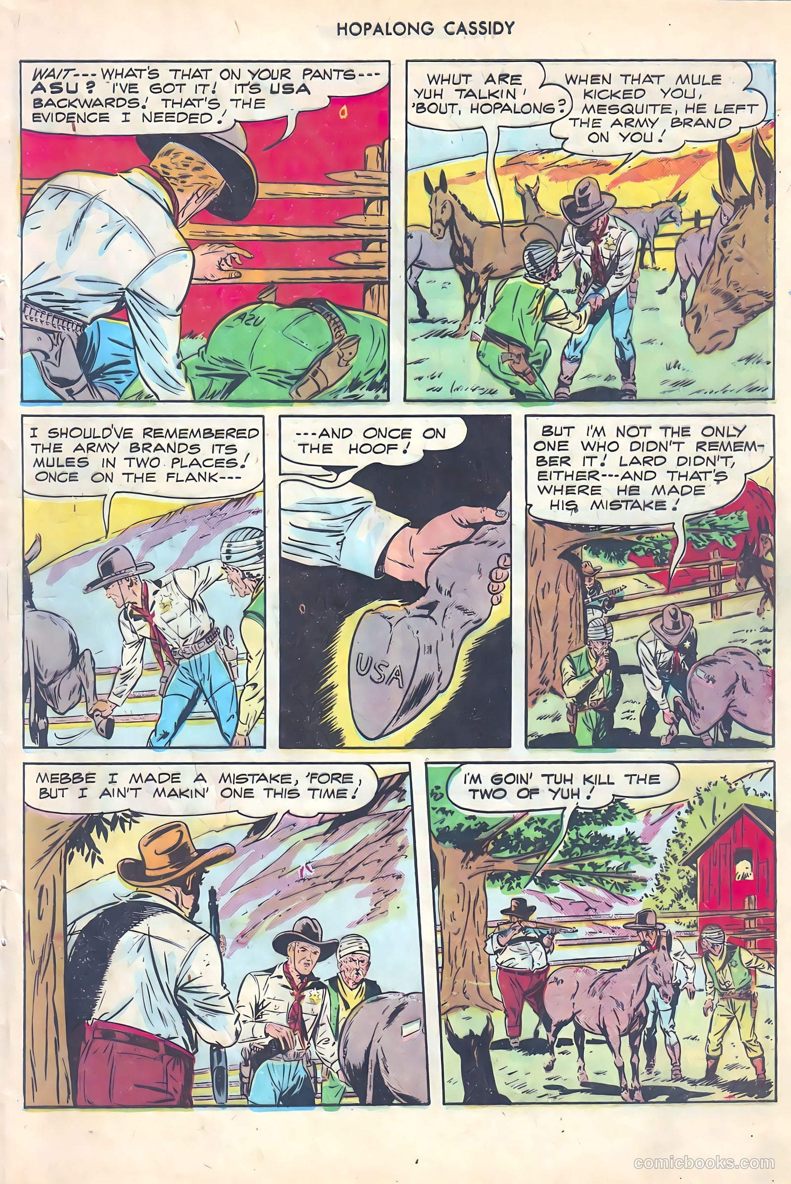 Hopalong Cassidy #21 (1948) — page 21 of 52
