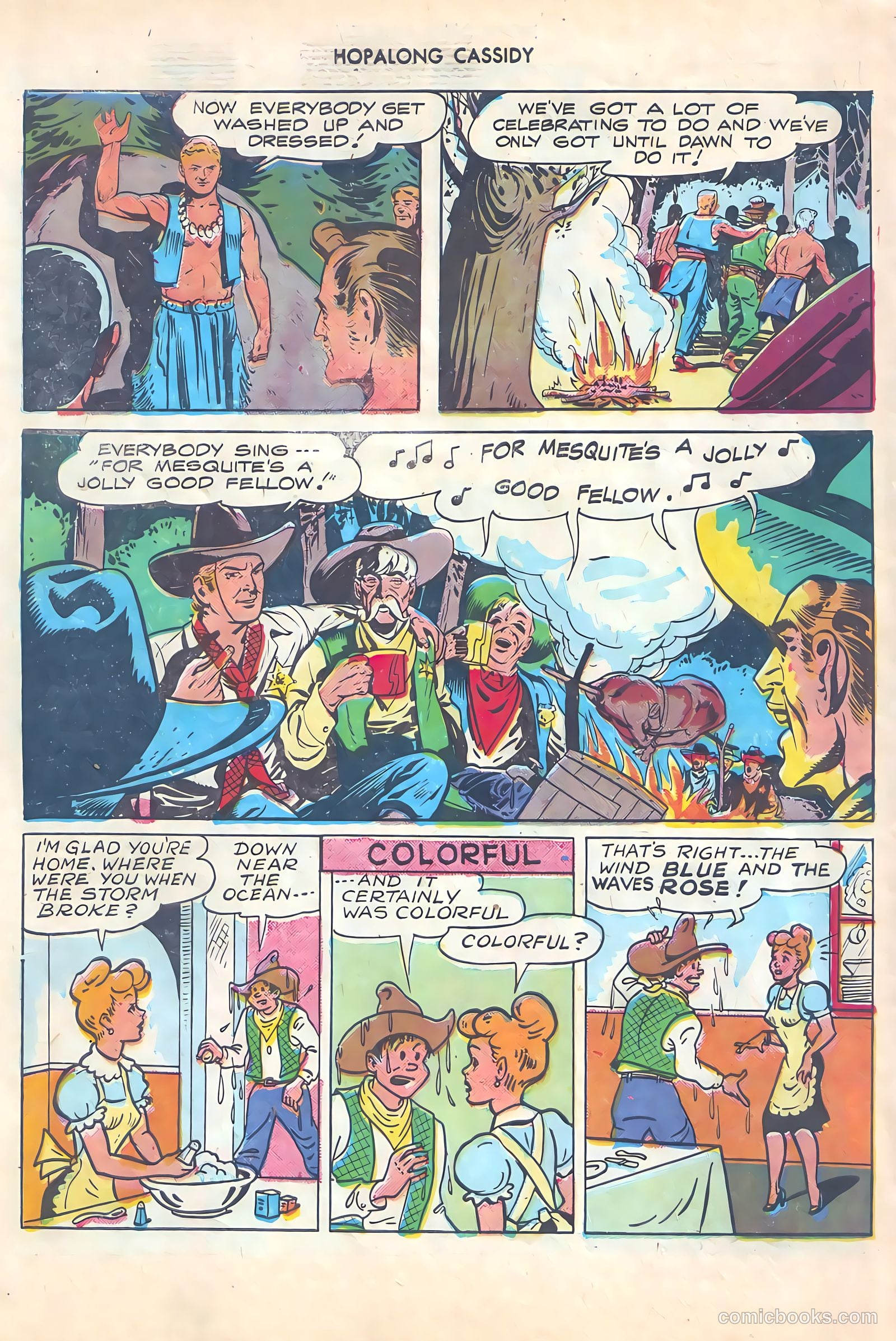 Hopalong Cassidy #21 (1948) — page 34 of 52