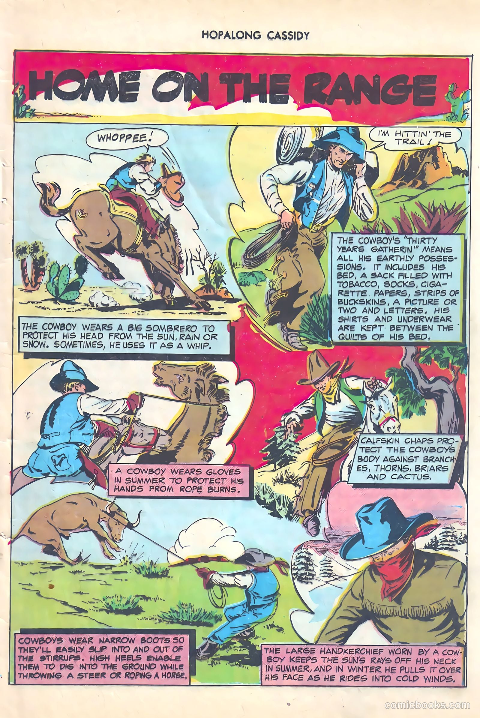Hopalong Cassidy #21 (1948) — page 41 of 52