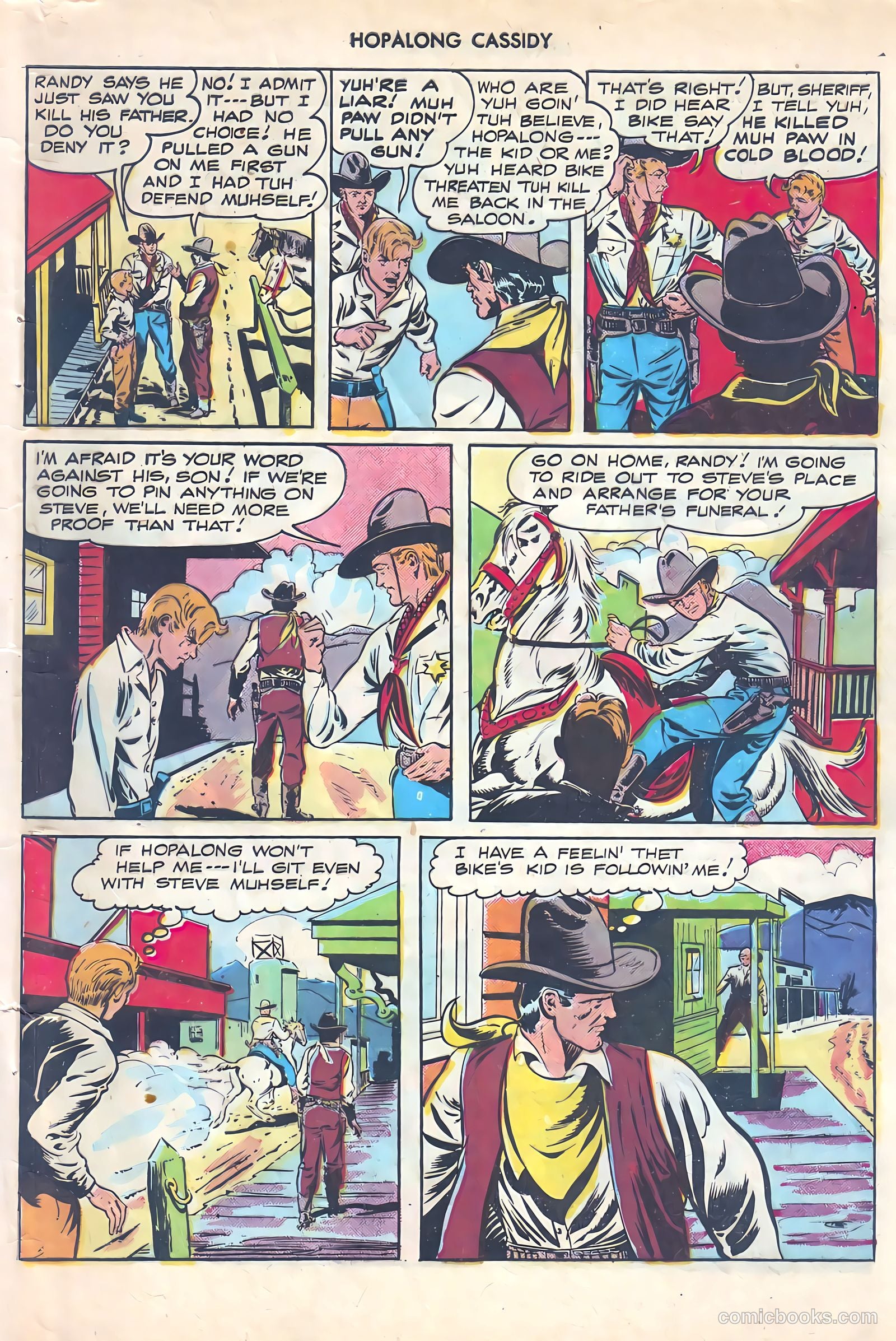 Hopalong Cassidy #21 (1948) — page 45 of 52