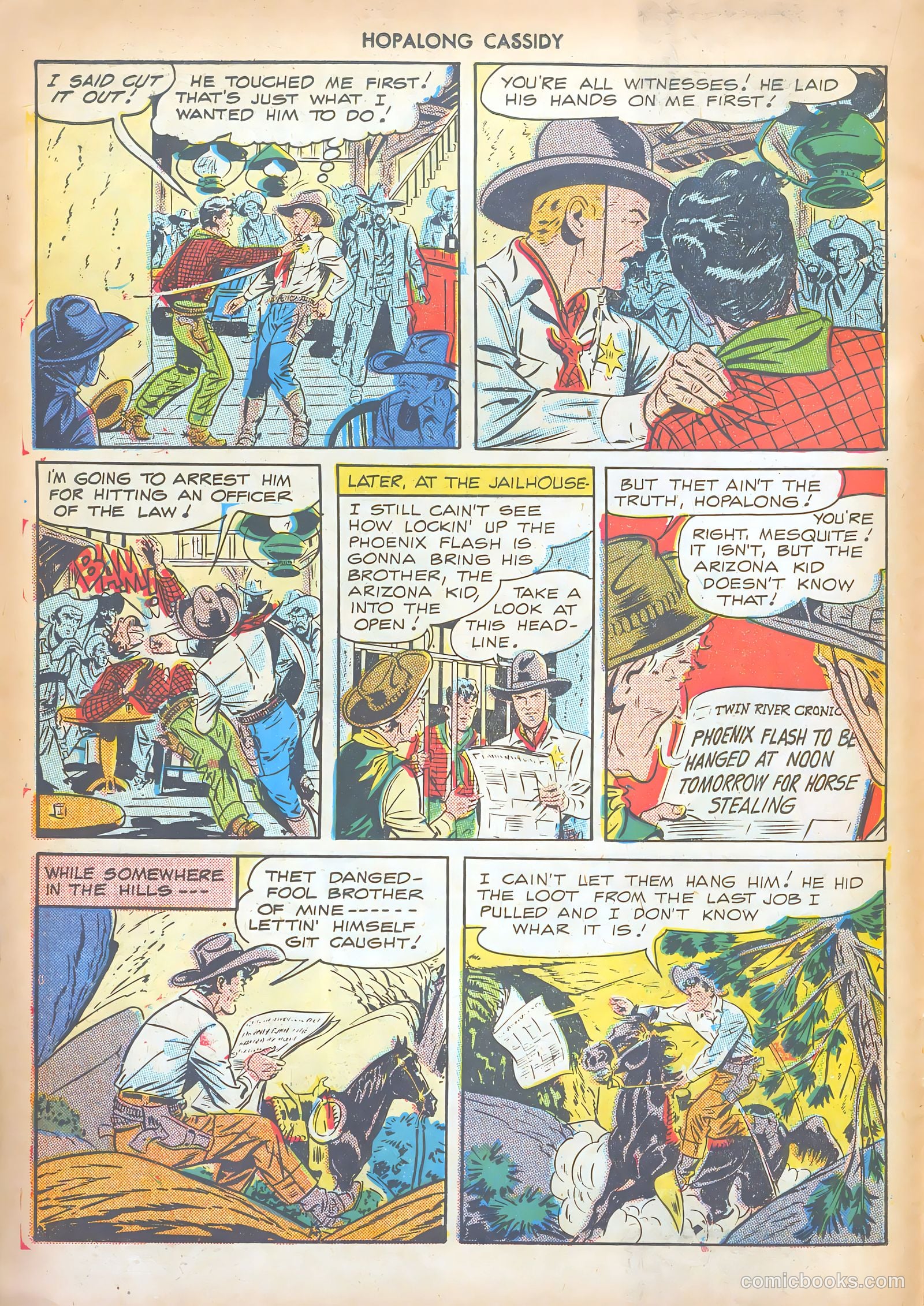 Hopalong Cassidy #22 (1948) — page 18 of 52