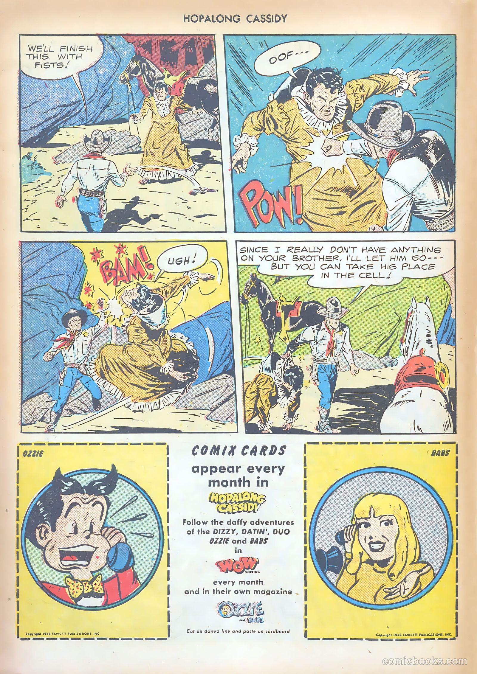 Hopalong Cassidy #22 (1948) — page 22 of 52