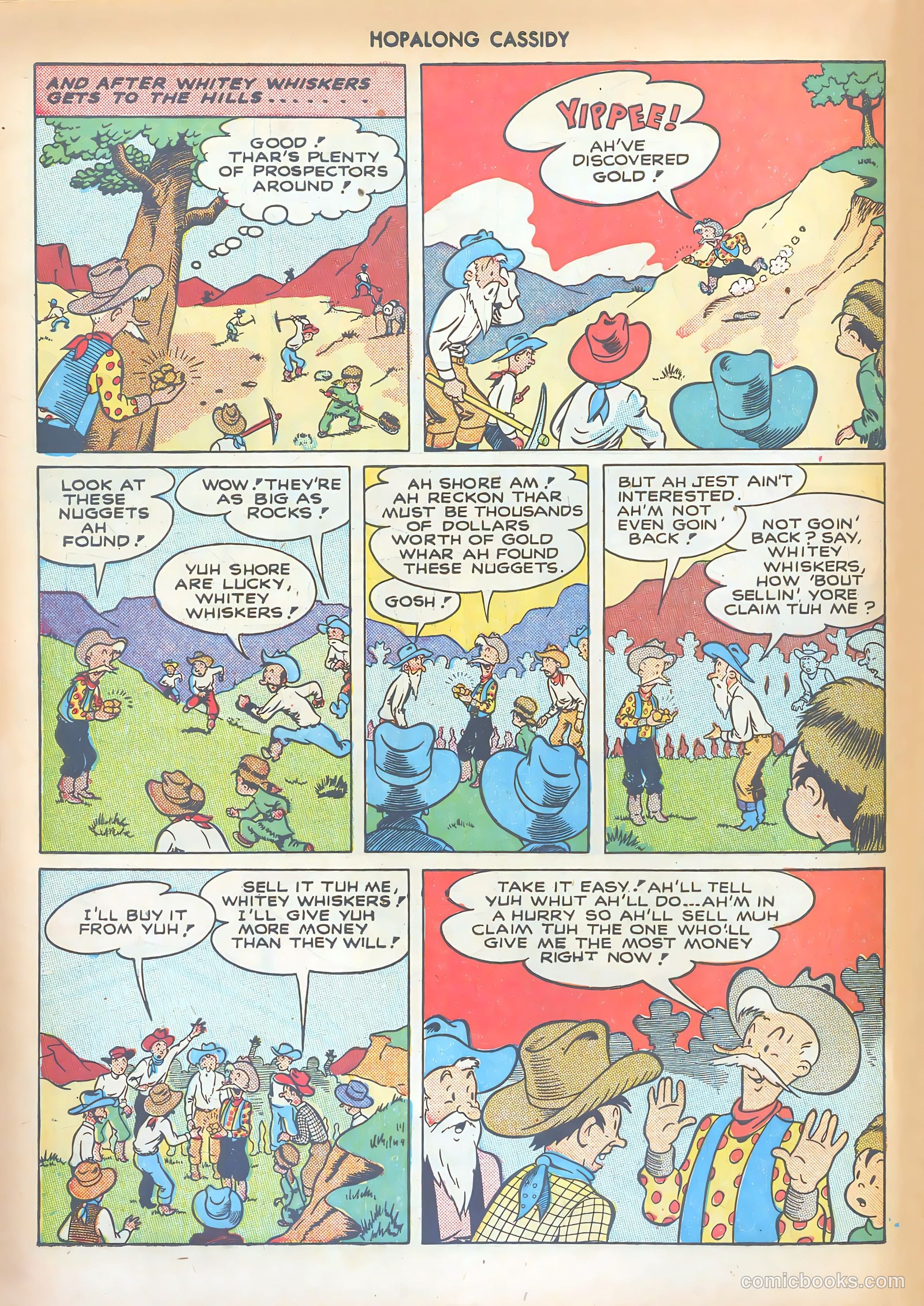 Hopalong Cassidy #22 (1948) — page 34 of 52