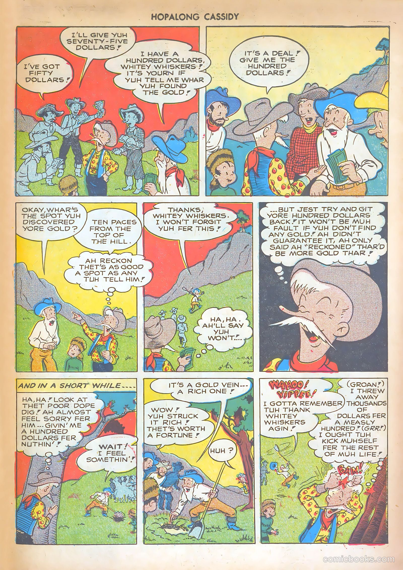 Hopalong Cassidy #22 (1948) — page 35 of 52