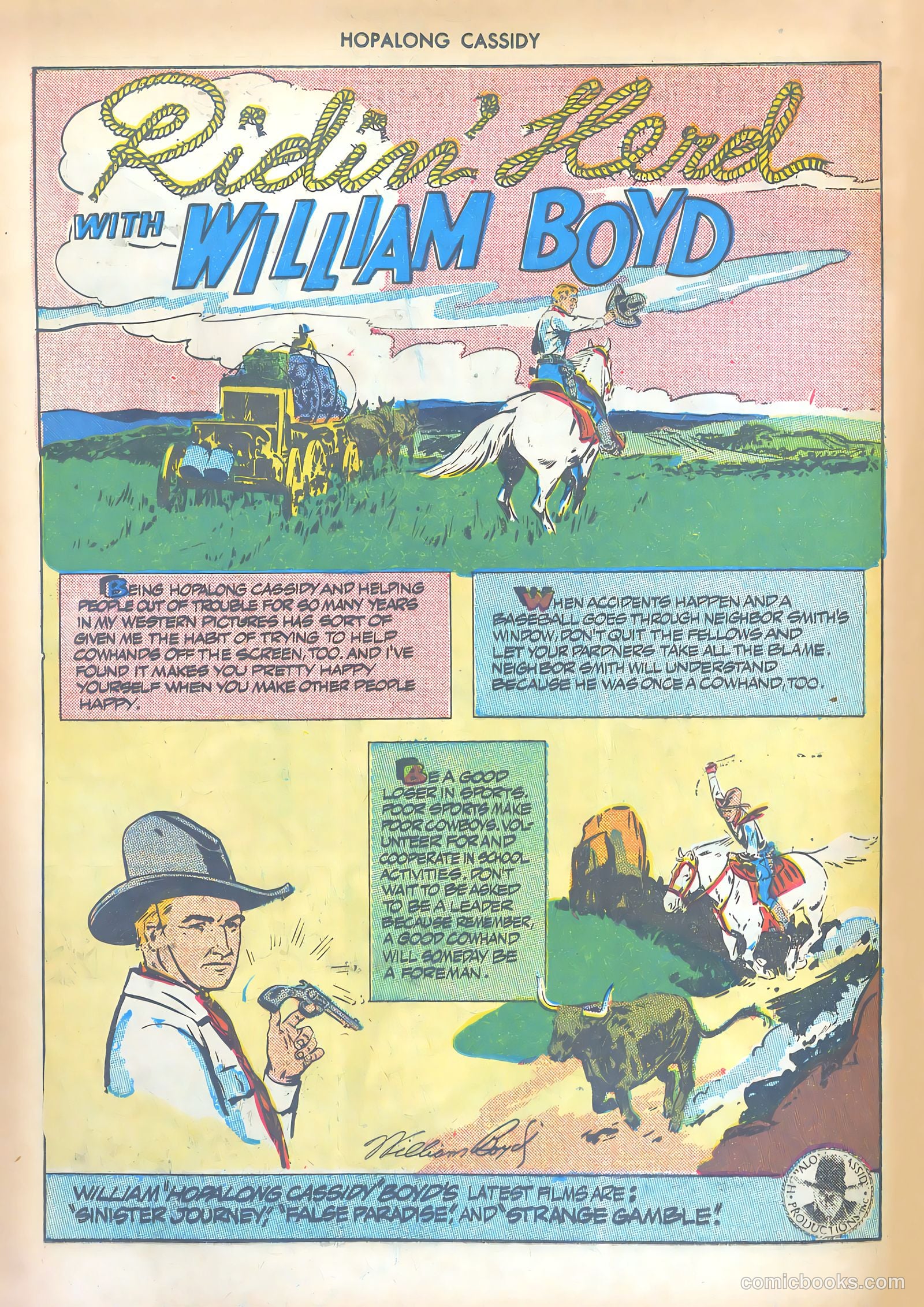 Hopalong Cassidy #22 (1948) — page 36 of 52