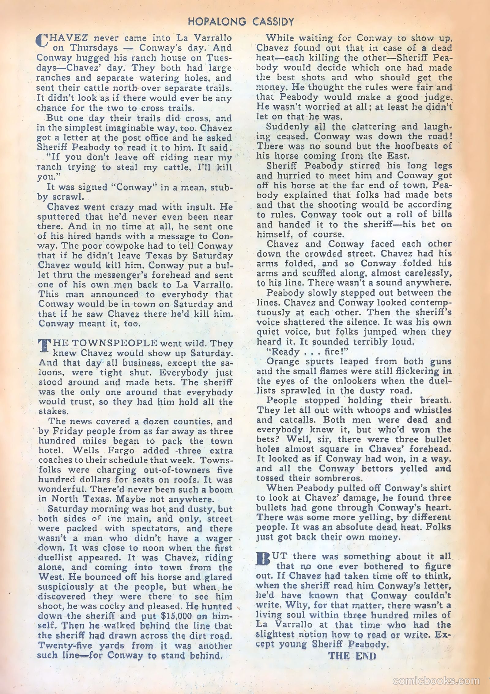 Hopalong Cassidy #22 (1948) — page 40 of 52