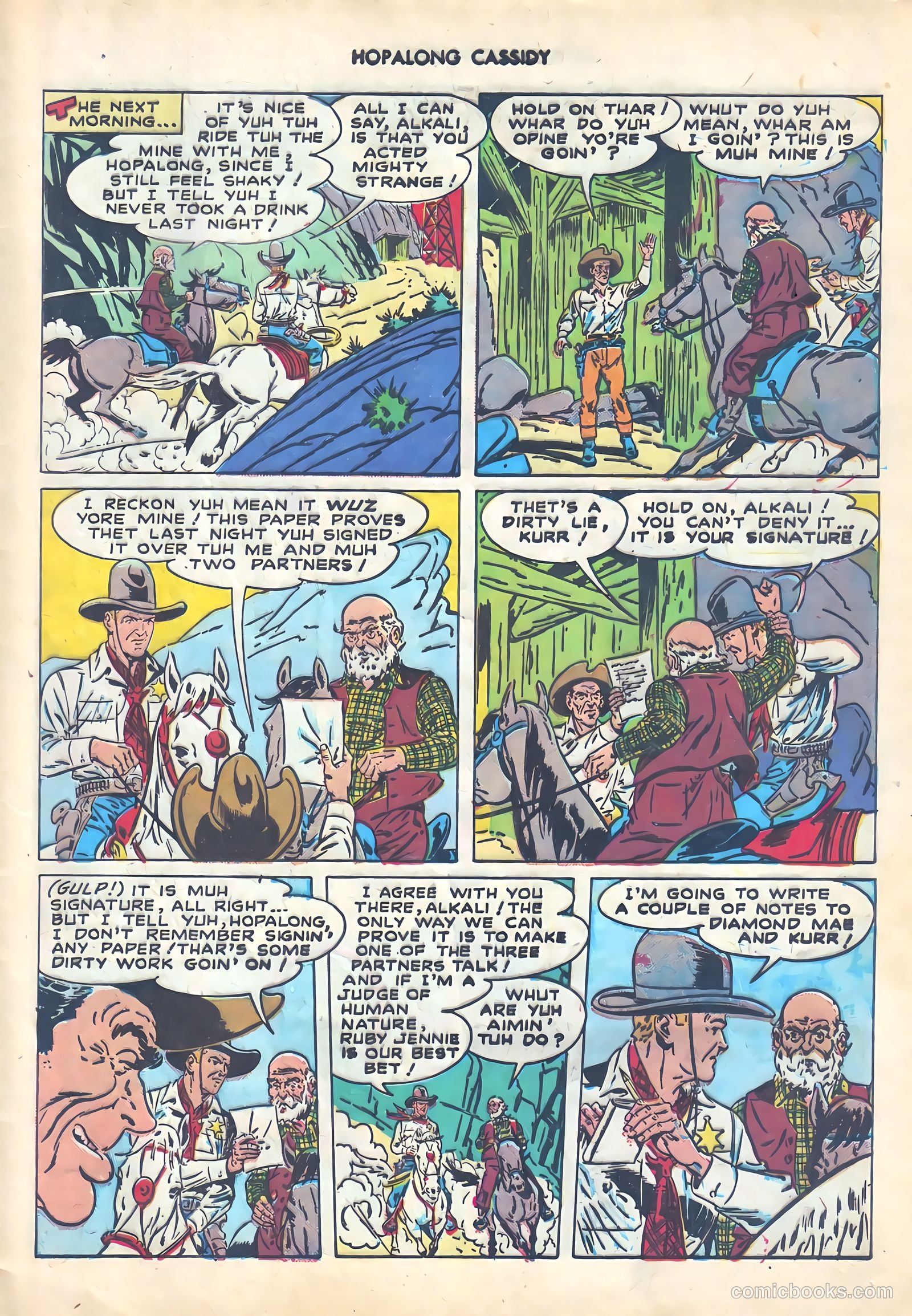 Hopalong Cassidy #23 (1948) — page 9 of 52