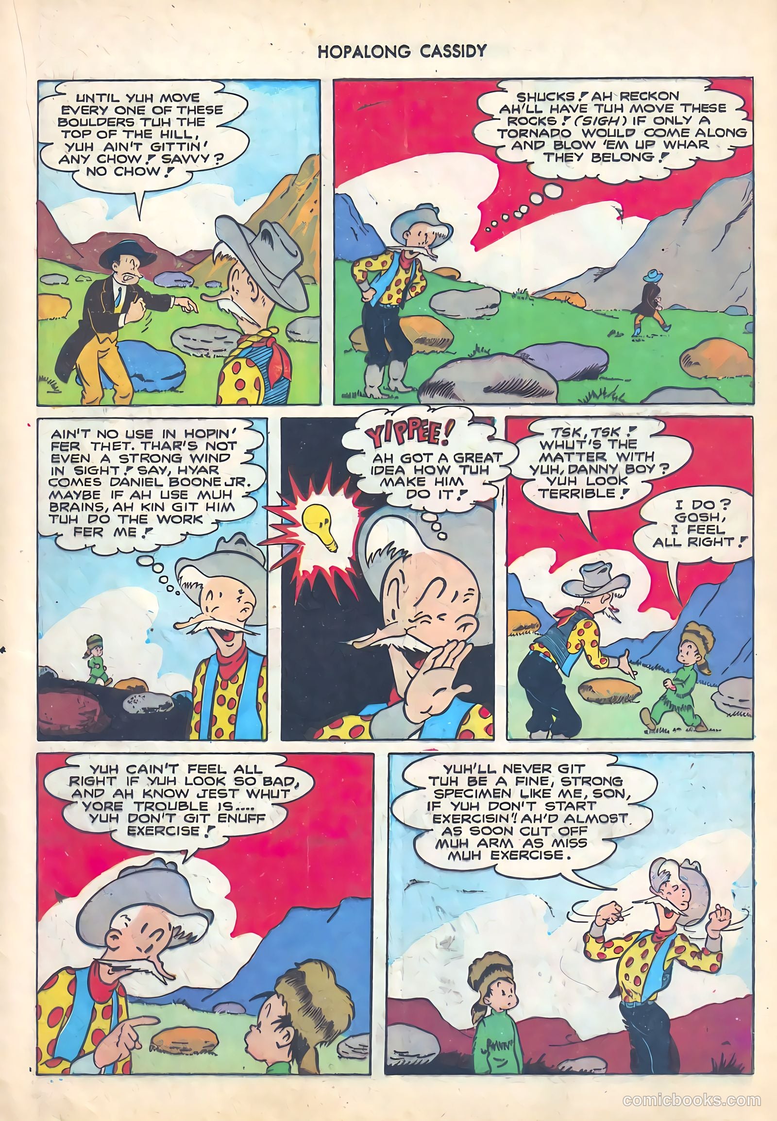 Hopalong Cassidy #23 (1948) — page 17 of 52