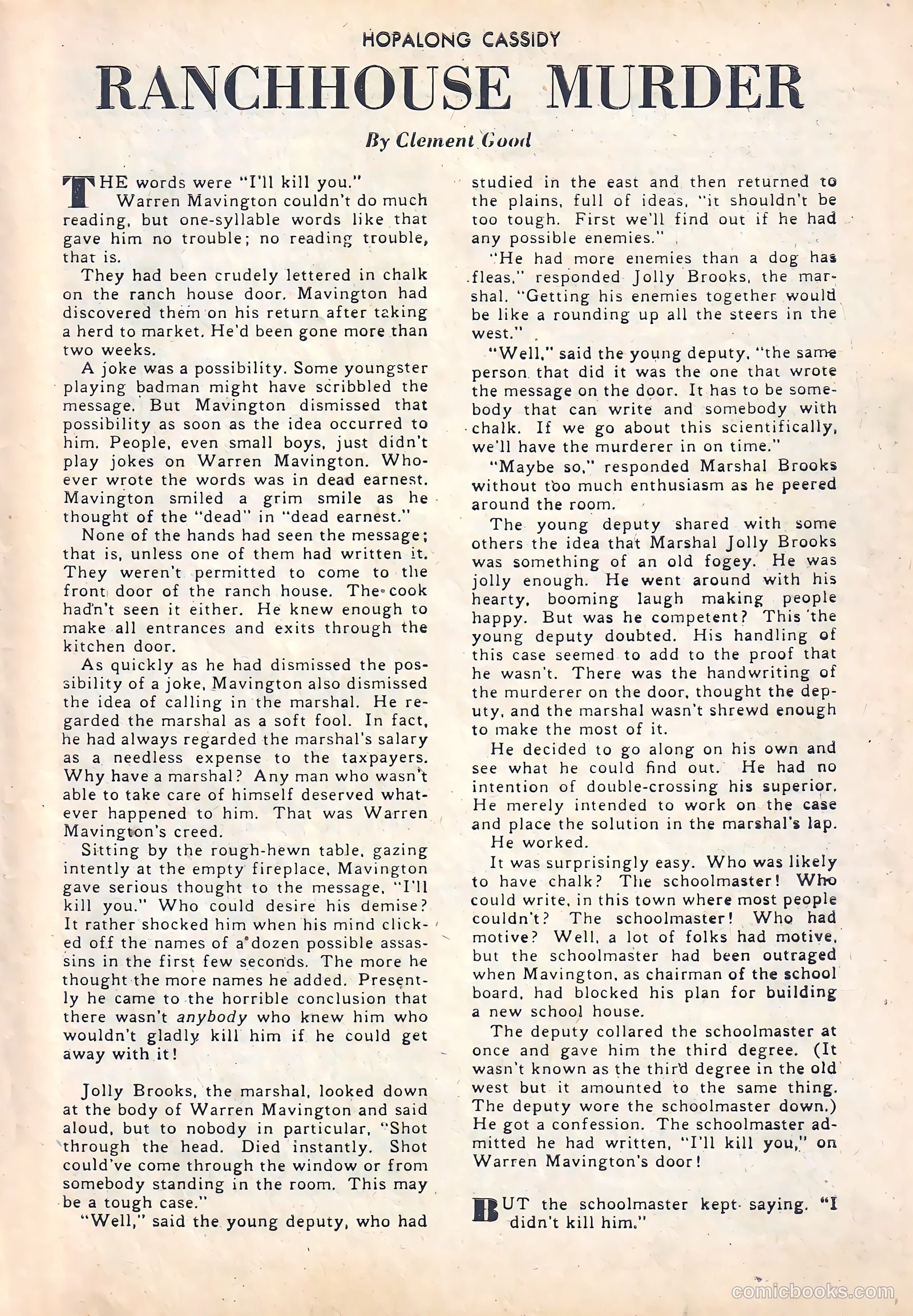Hopalong Cassidy #23 (1948) — page 19 of 52