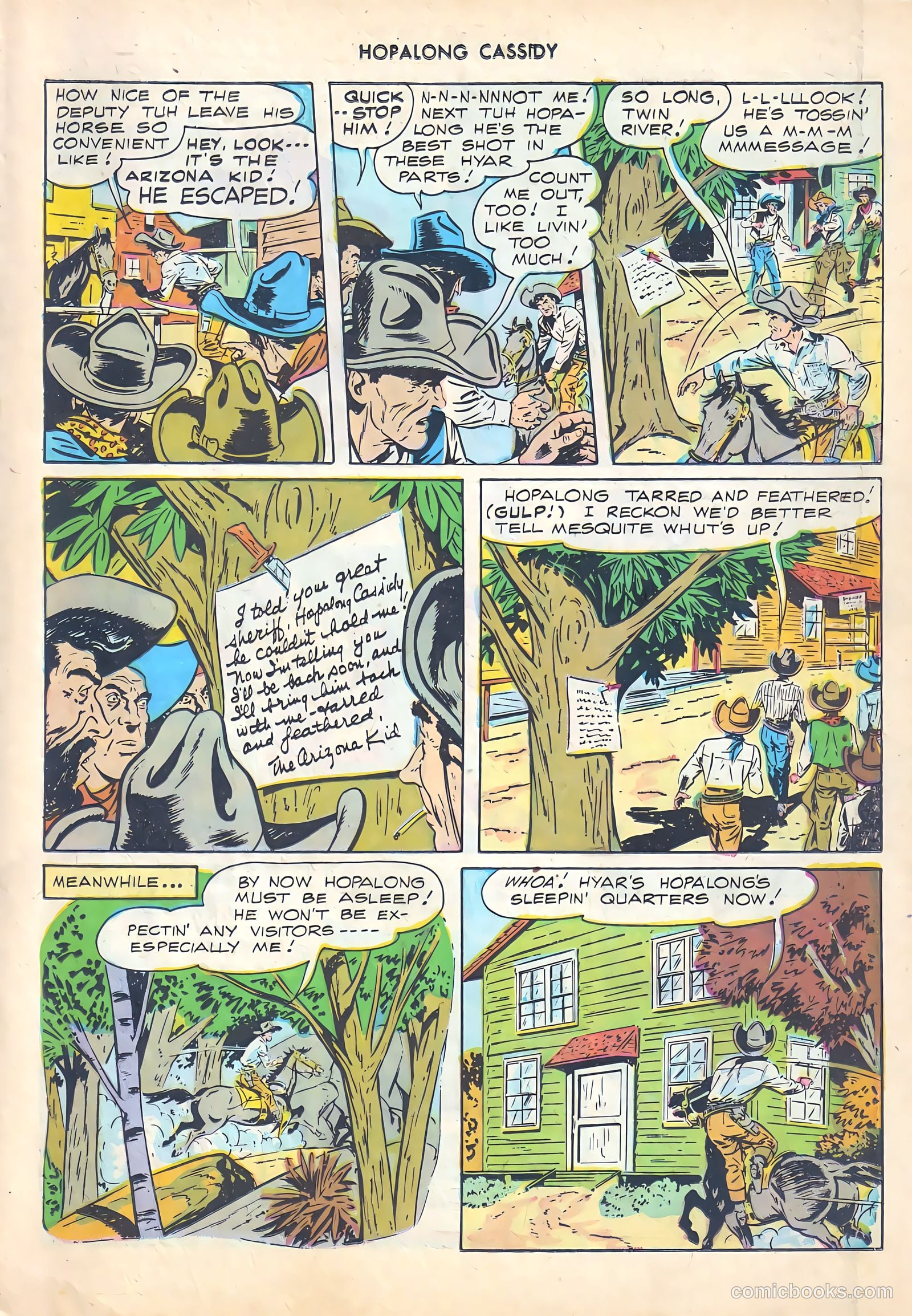 Hopalong Cassidy #23 (1948) — page 23 of 52