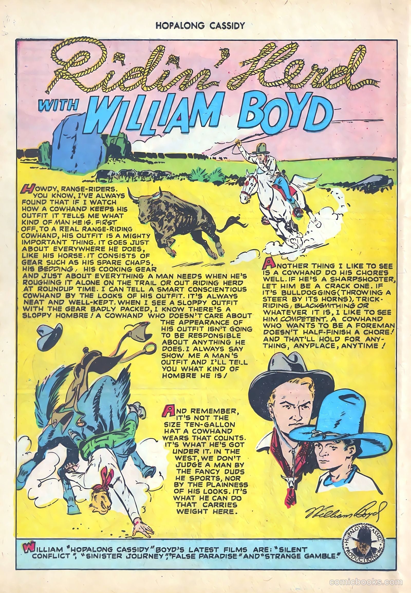 Hopalong Cassidy #23 (1948) — page 28 of 52