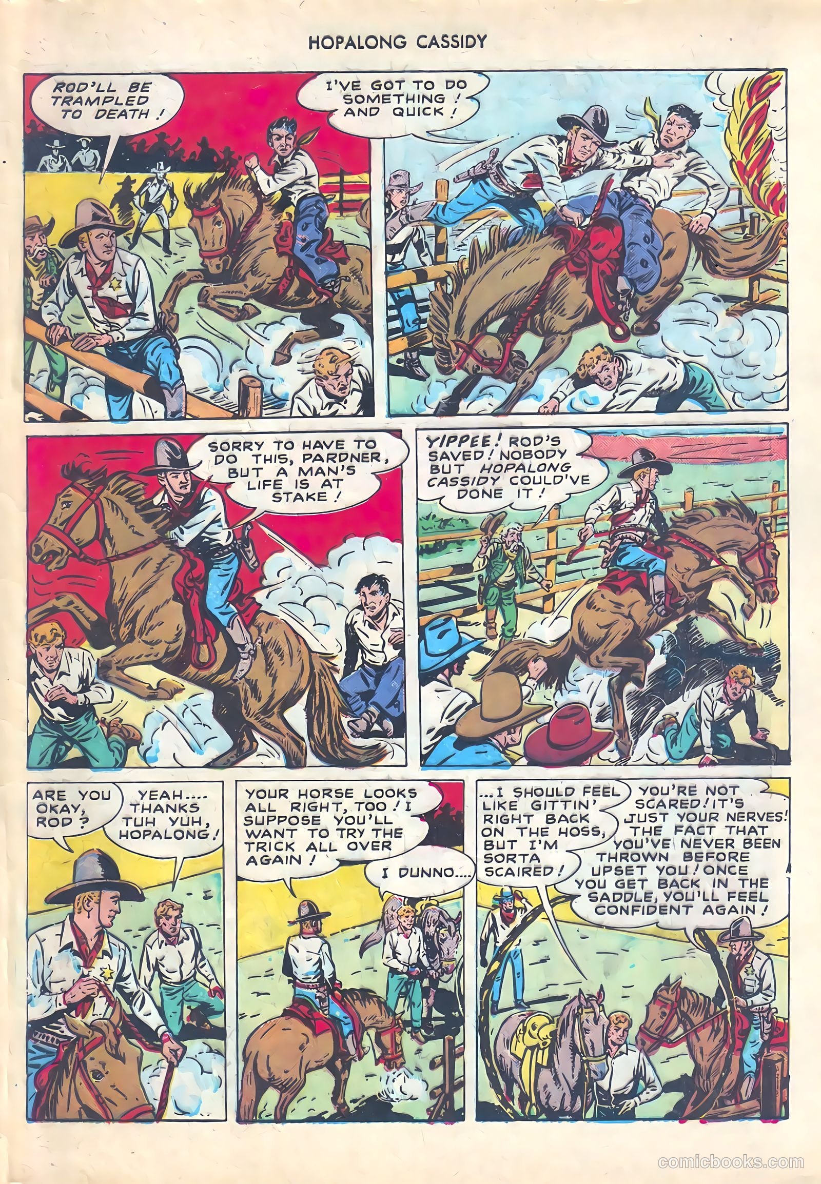 Hopalong Cassidy #23 (1948) — page 45 of 52