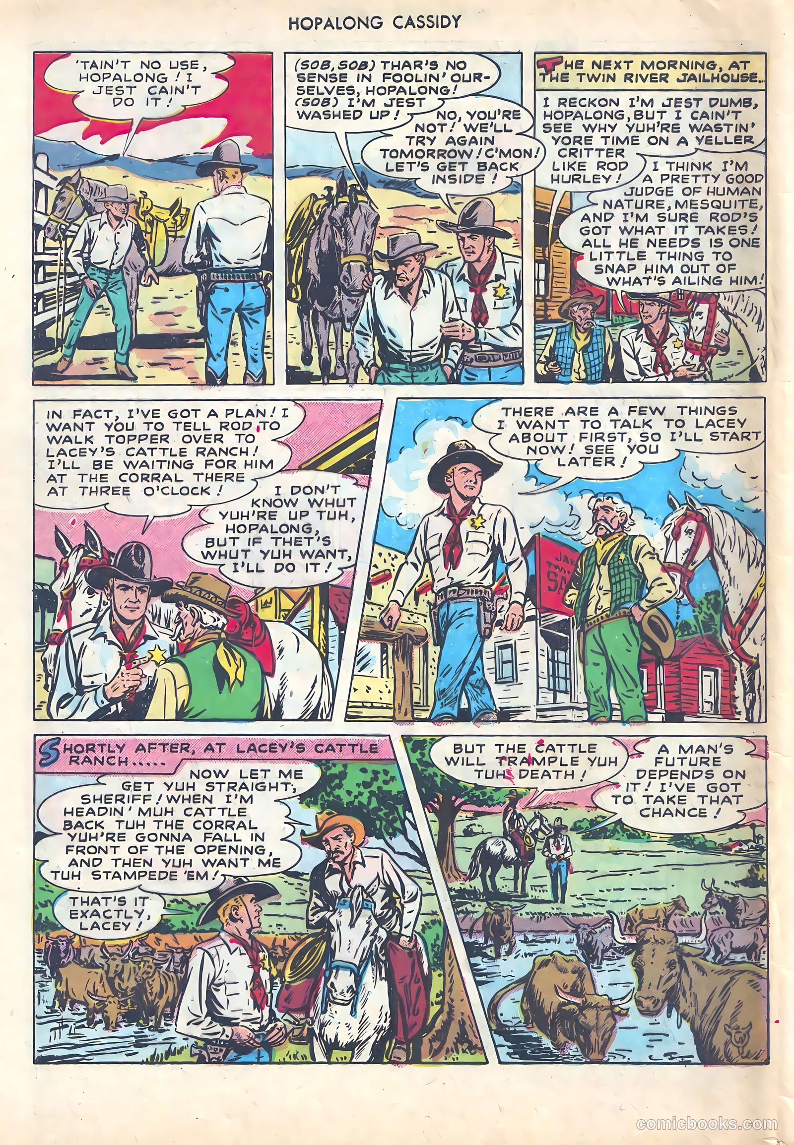 Hopalong Cassidy #23 (1948) — page 48 of 52