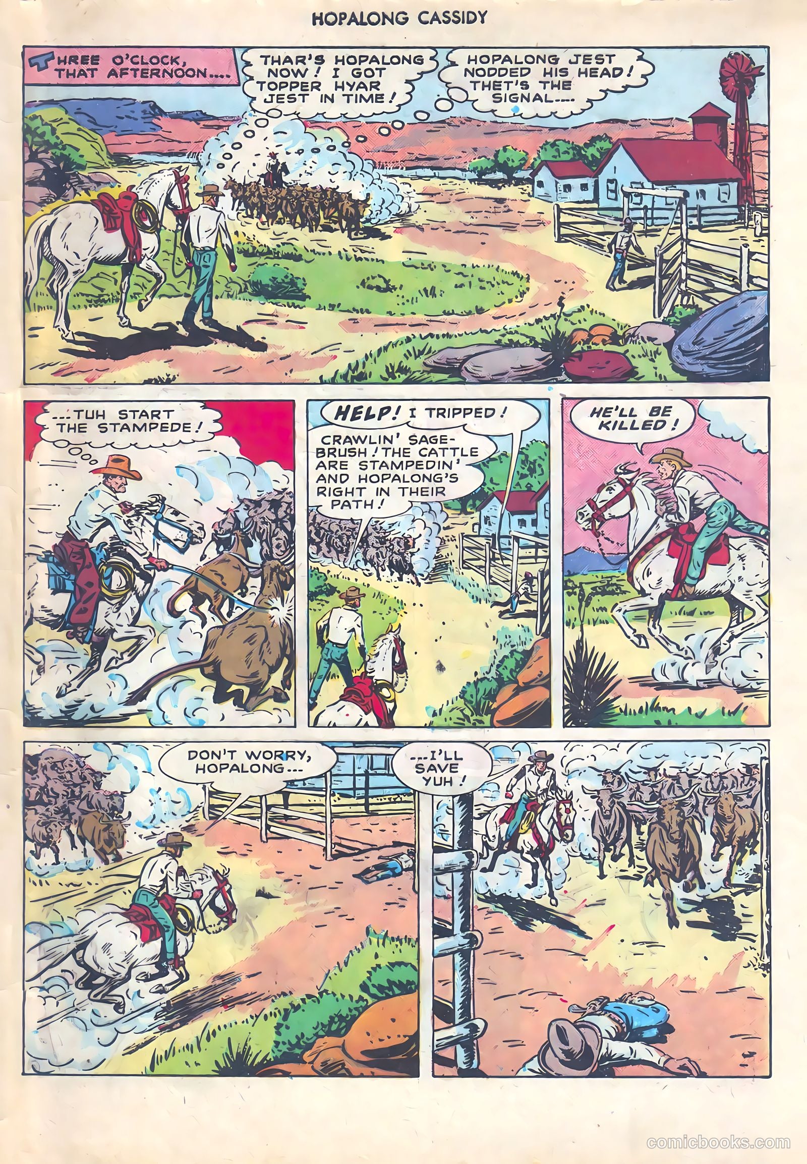 Hopalong Cassidy #23 (1948) — page 49 of 52