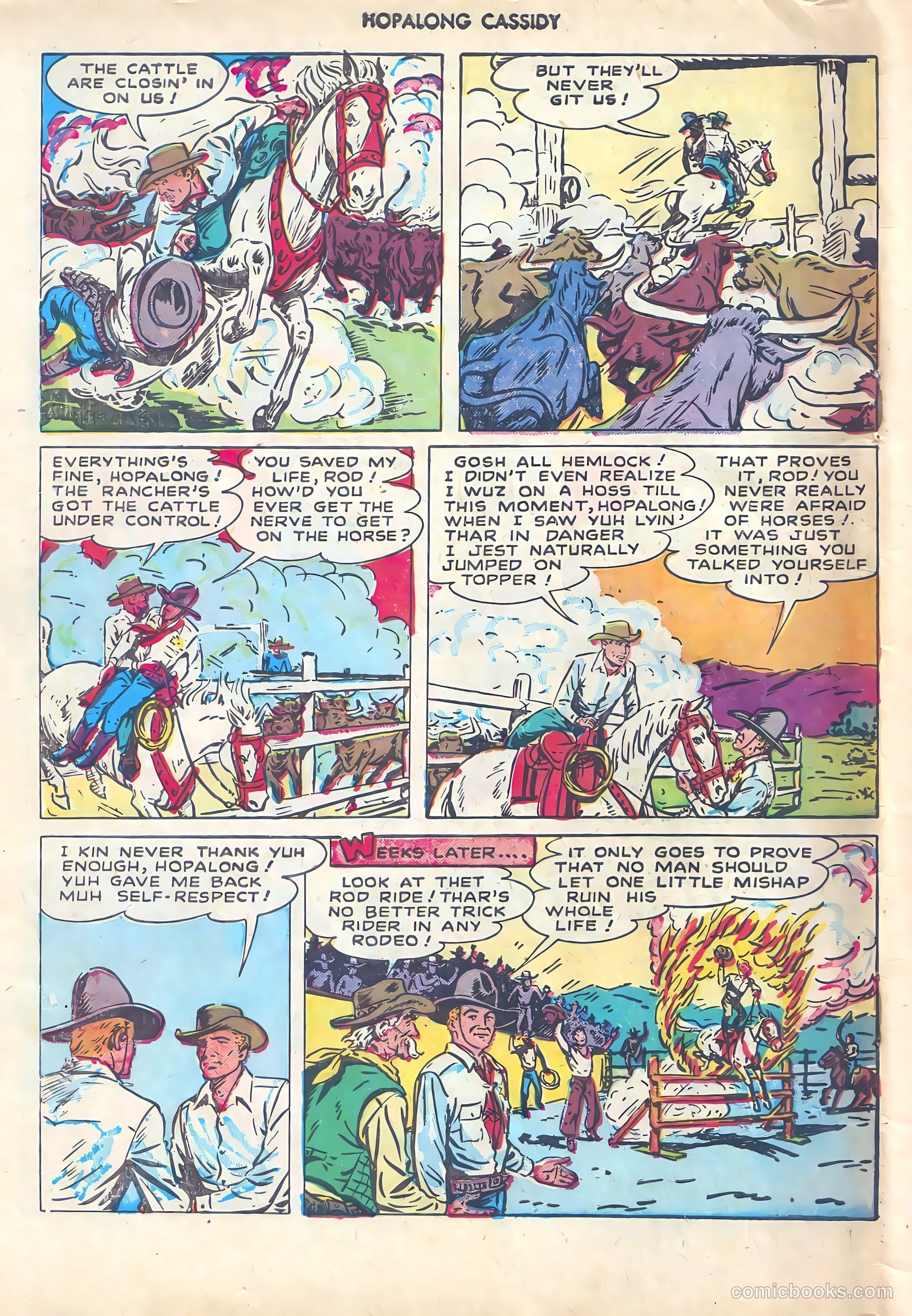 Hopalong Cassidy #23 (1948) — page 50 of 52
