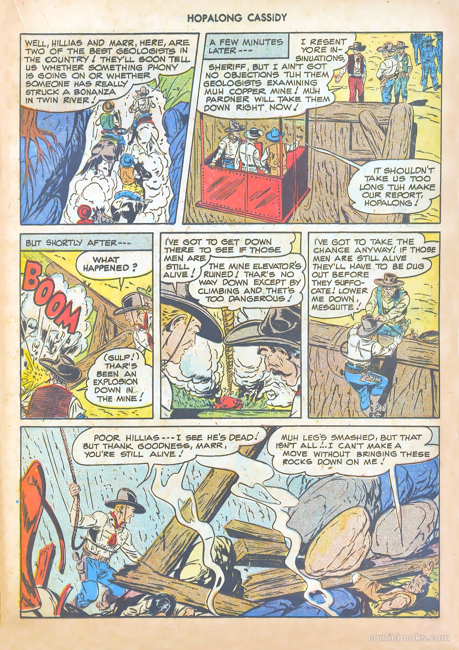 Hopalong Cassidy #25 (1948) — page 17 of 52