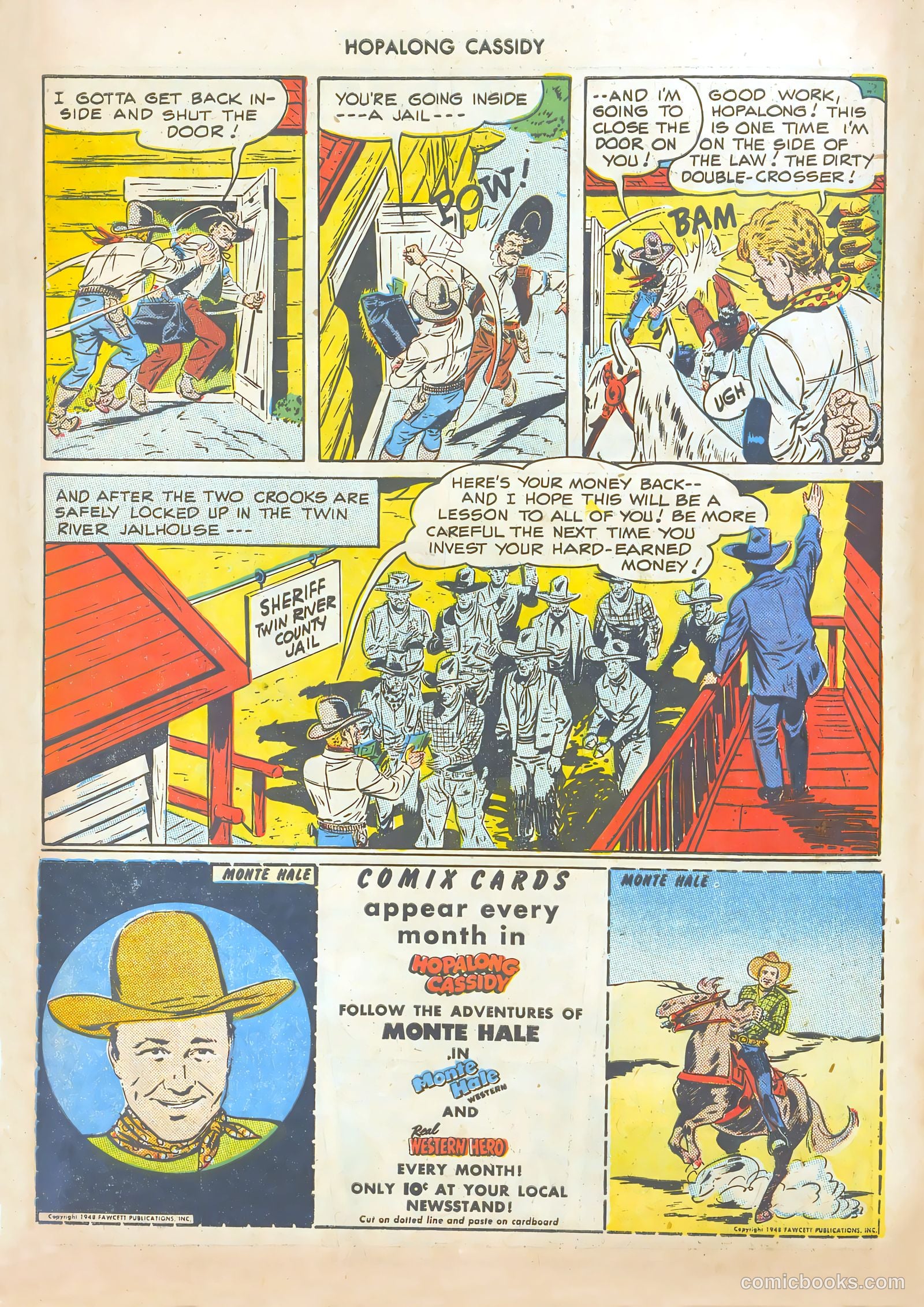 Hopalong Cassidy #25 (1948) — page 22 of 52
