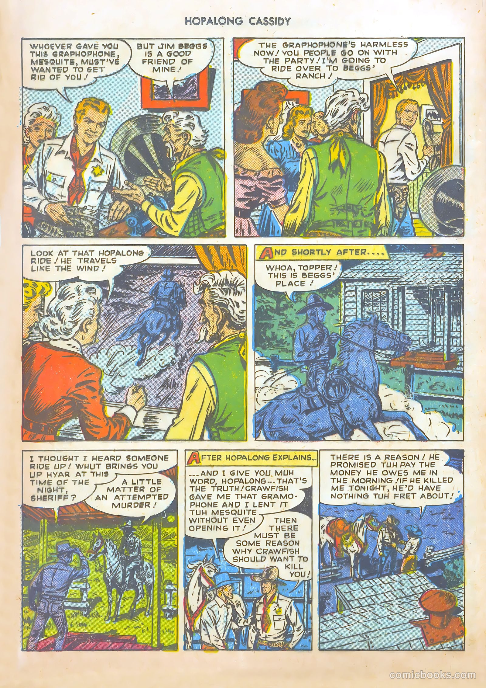 Hopalong Cassidy #25 (1948) — page 28 of 52