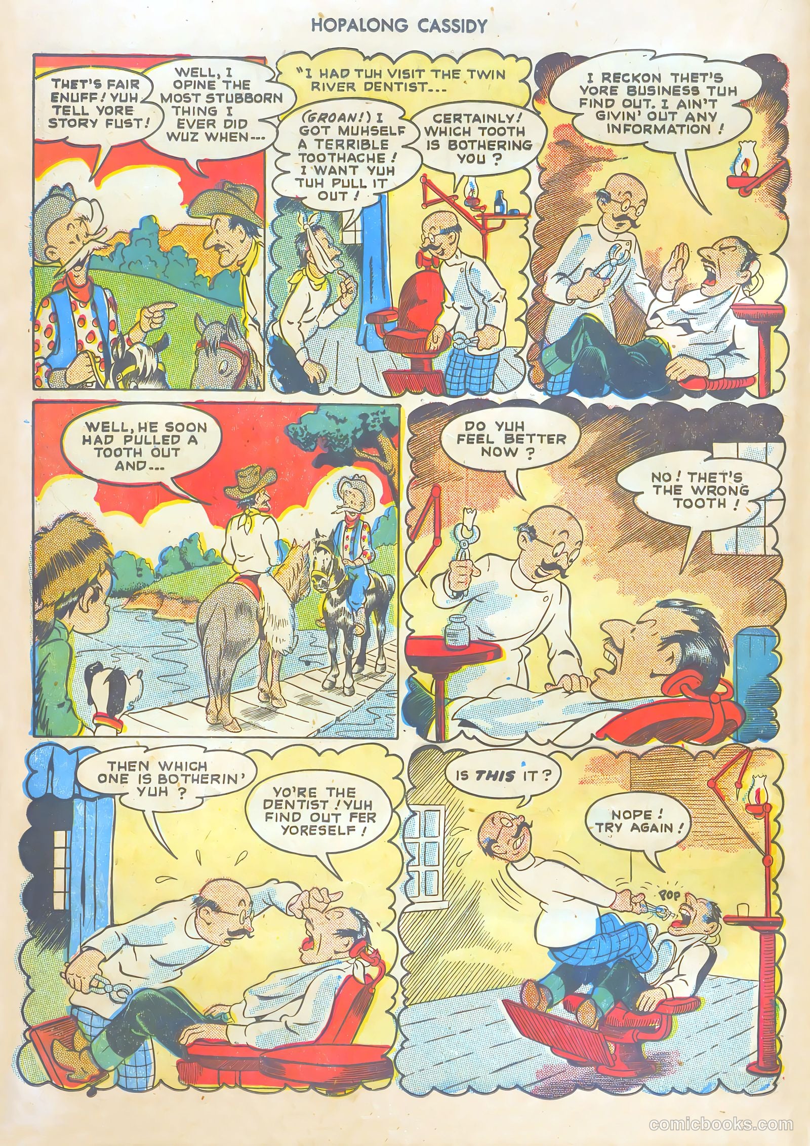 Hopalong Cassidy #25 (1948) — page 38 of 52
