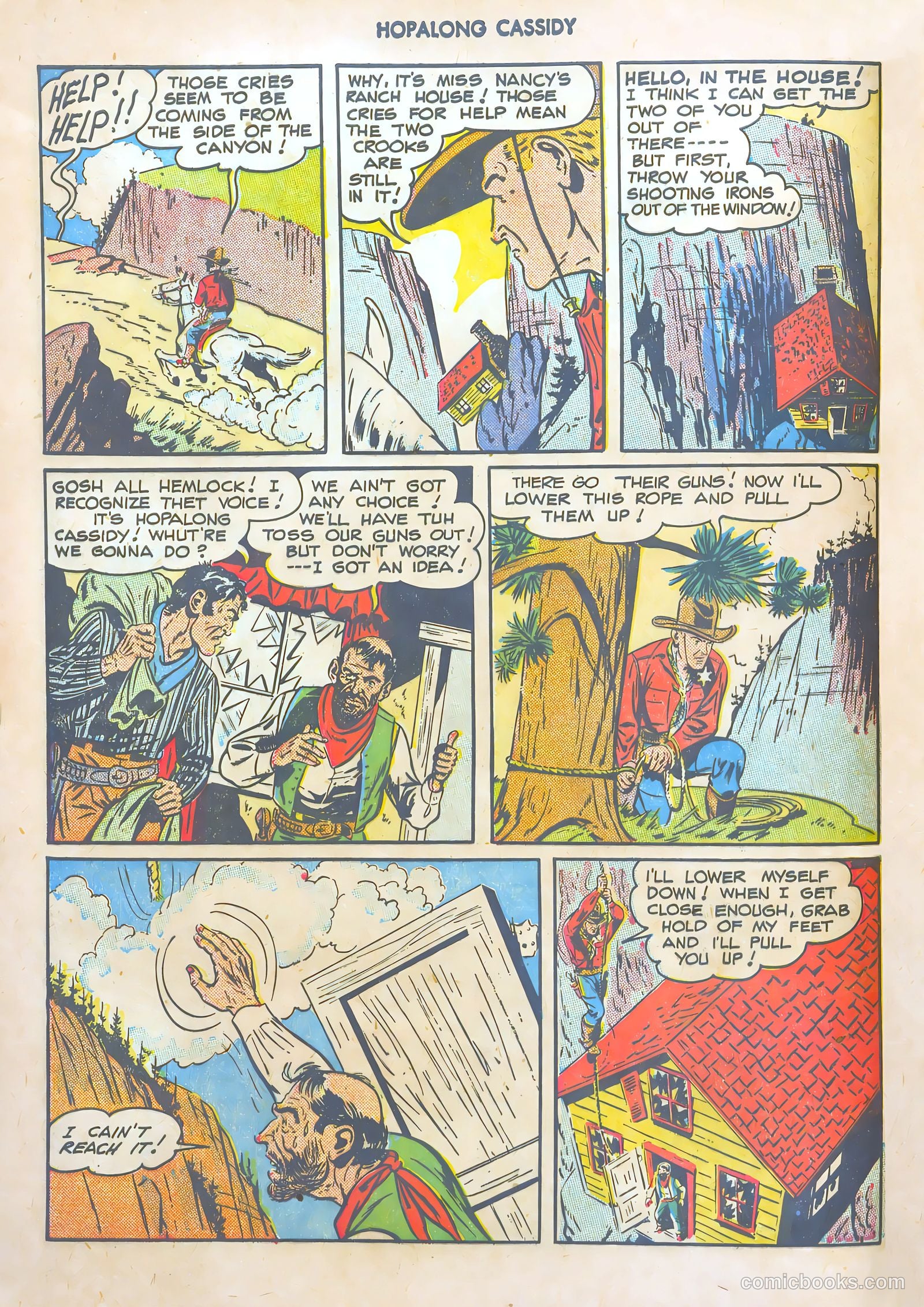 Hopalong Cassidy #27 (1949) — page 8 of 52