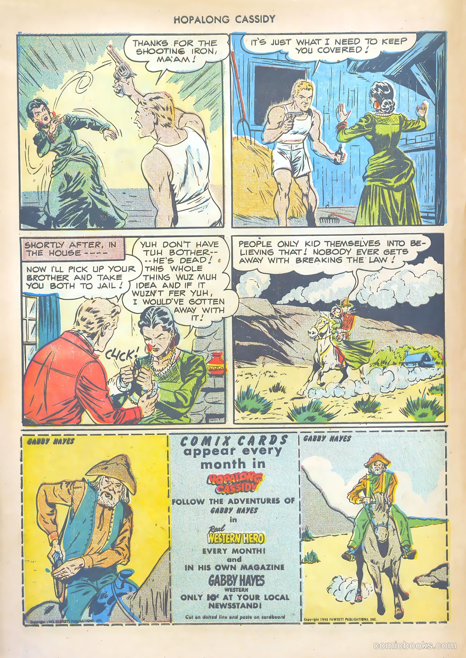 Hopalong Cassidy #27 (1949) — page 22 of 52