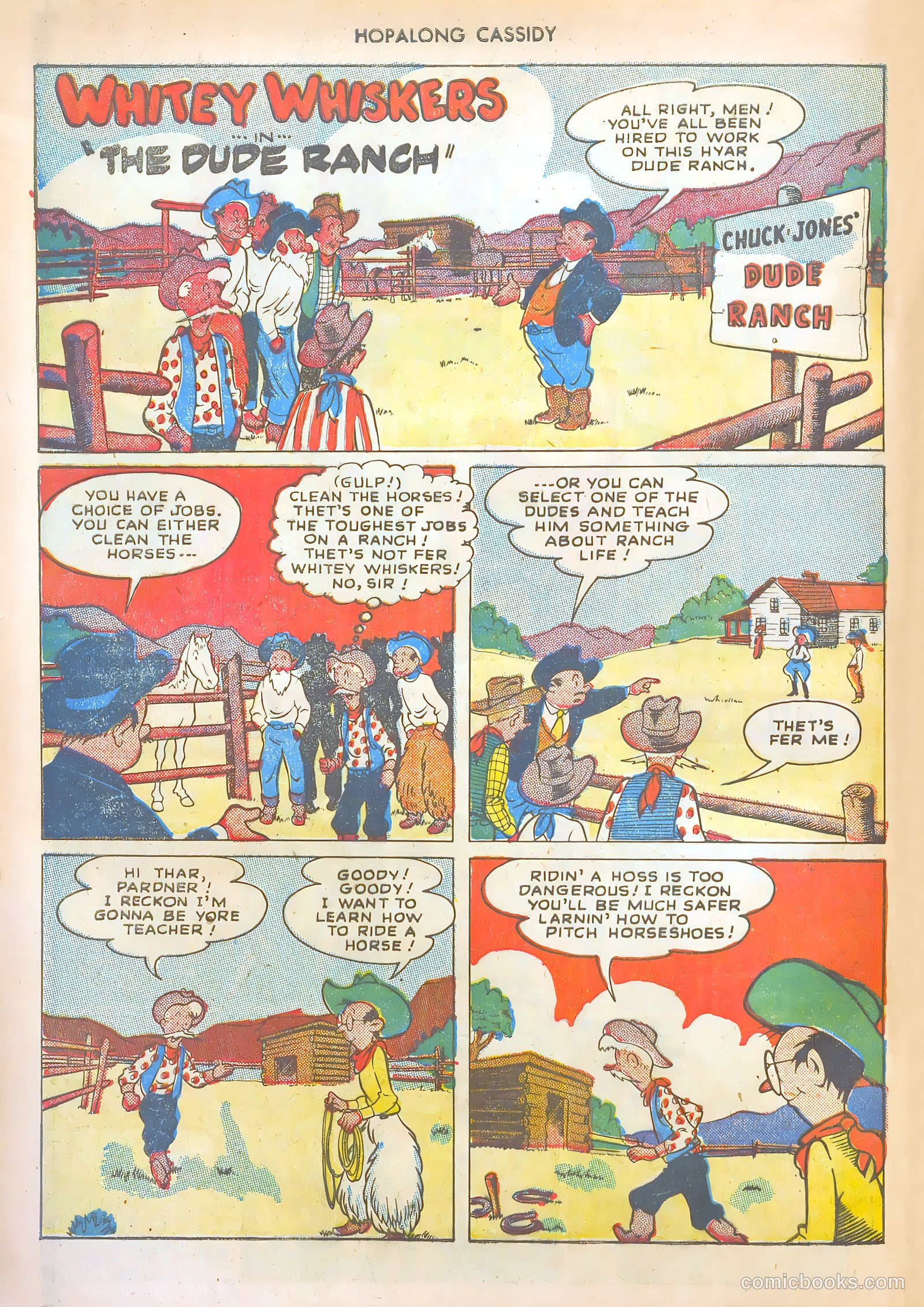 Hopalong Cassidy #27 (1949) — page 34 of 52