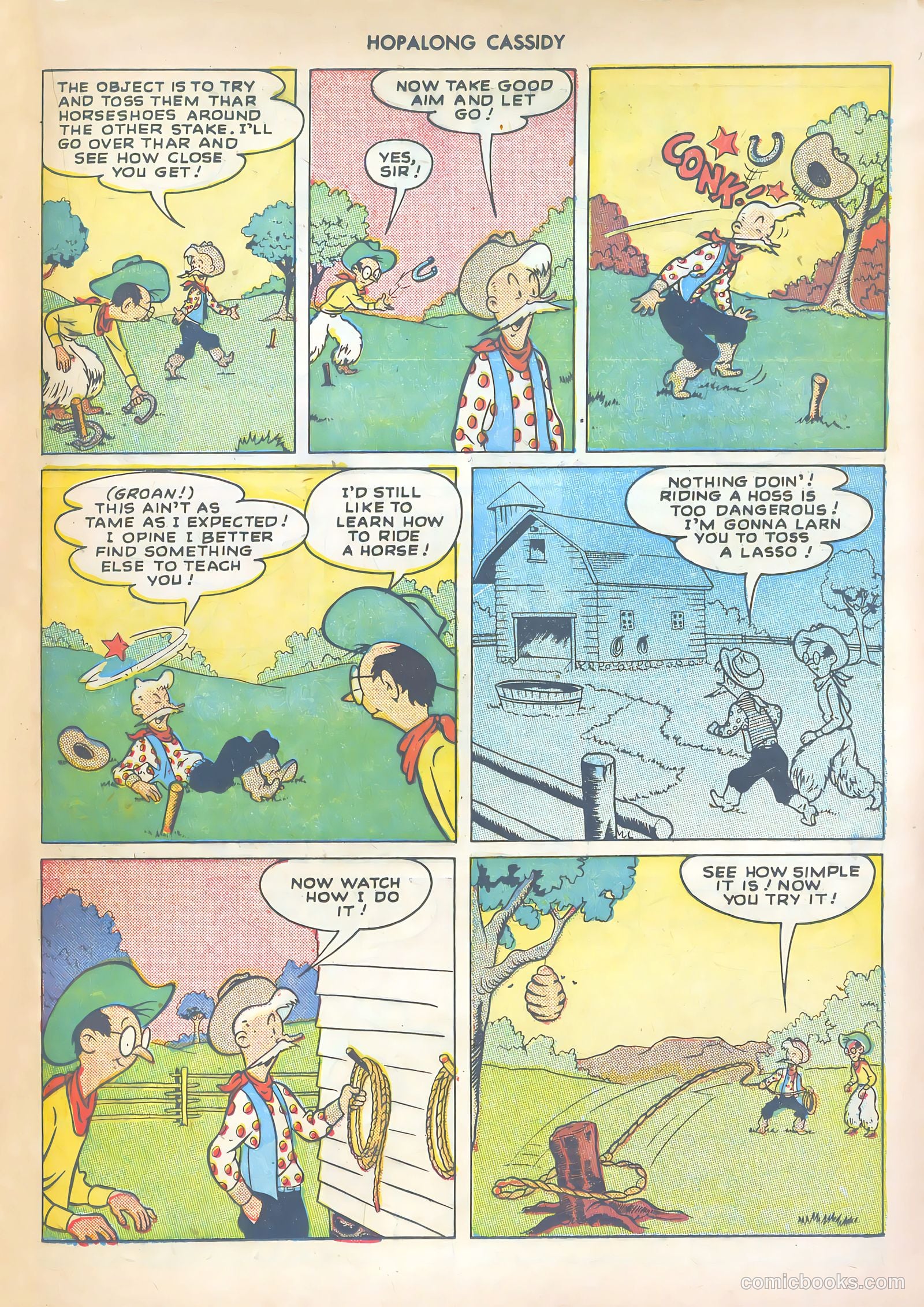 Hopalong Cassidy #27 (1949) — page 35 of 52