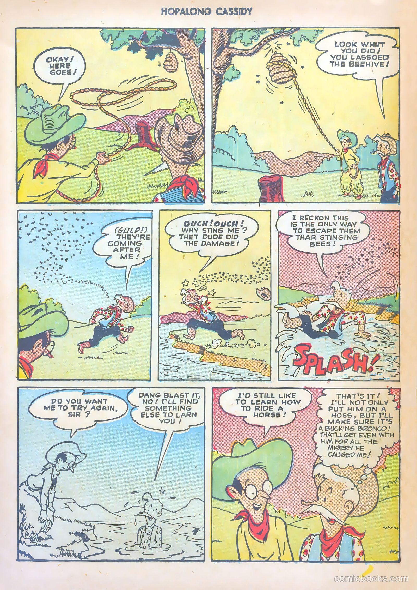Hopalong Cassidy #27 (1949) — page 36 of 52