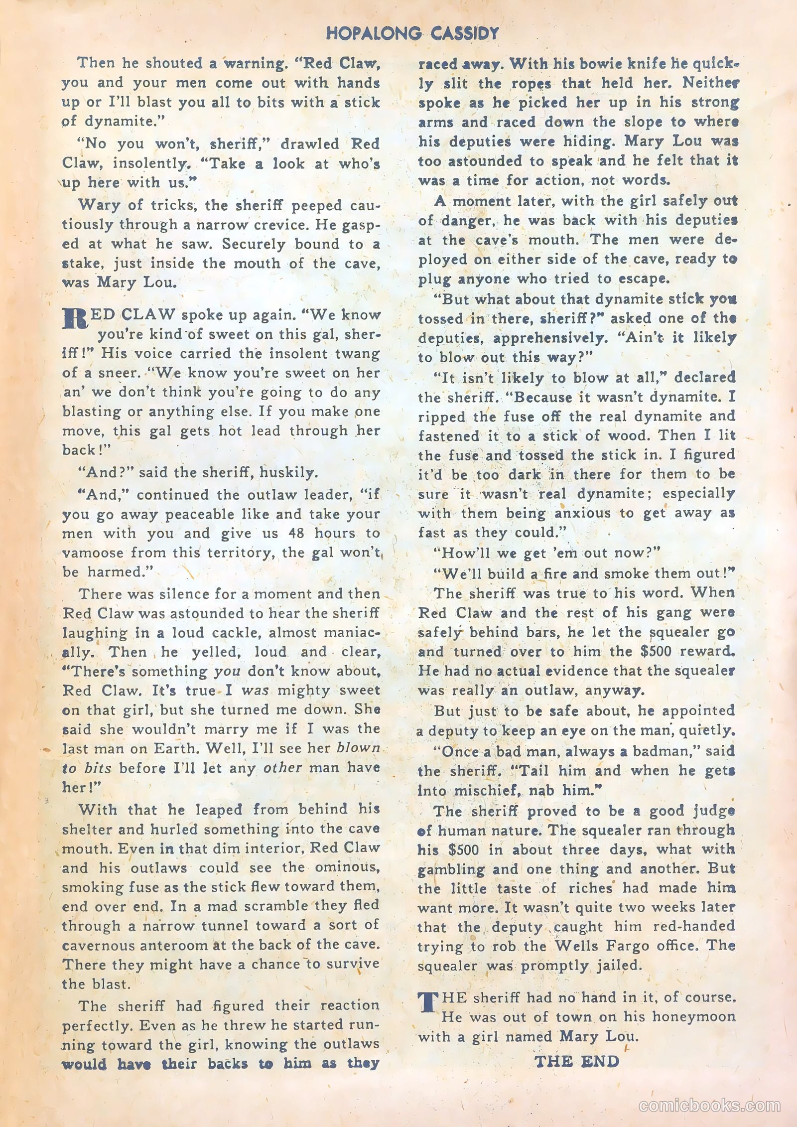 Hopalong Cassidy #27 (1949) — page 41 of 52
