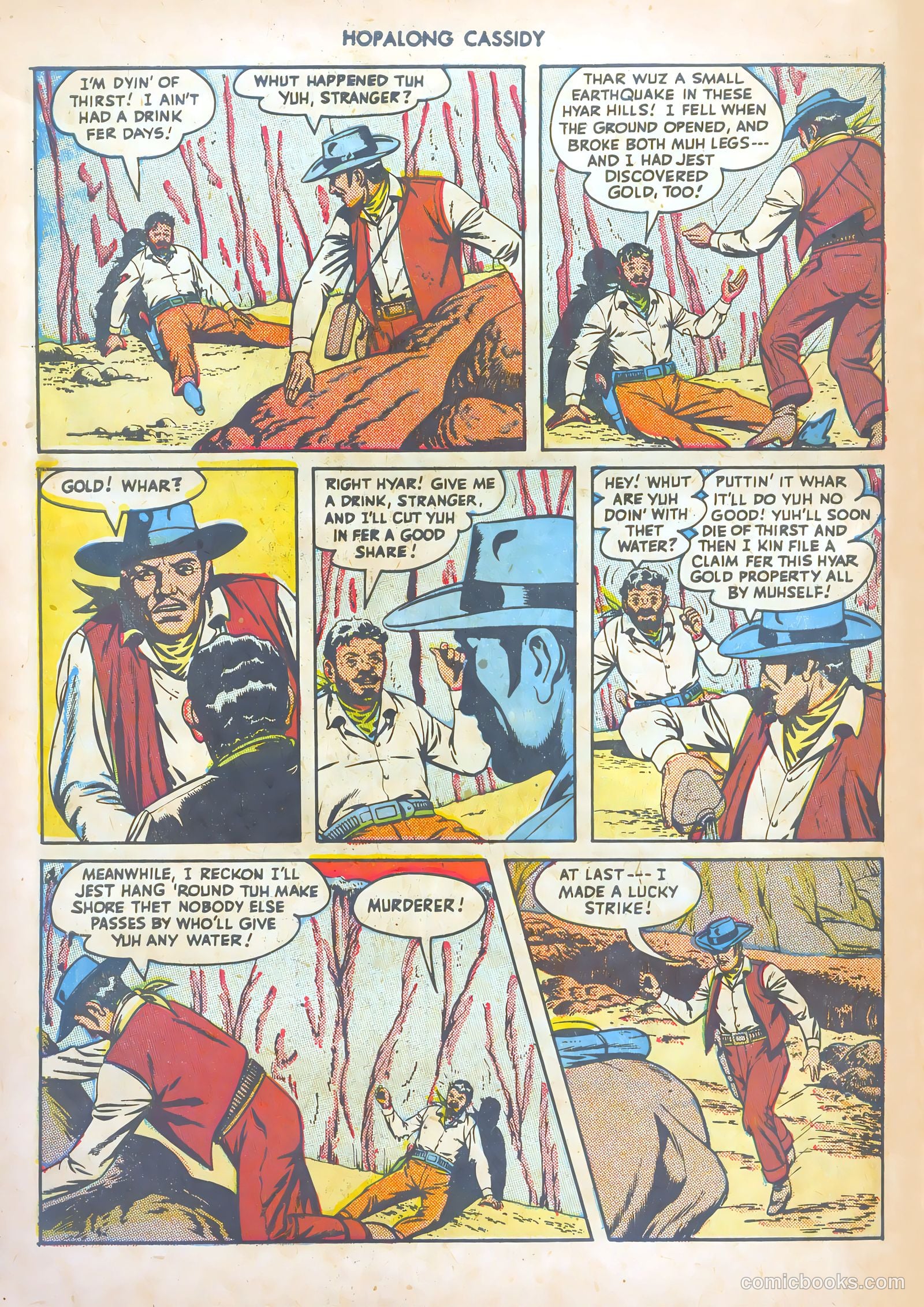 Hopalong Cassidy #27 (1949) — page 44 of 52